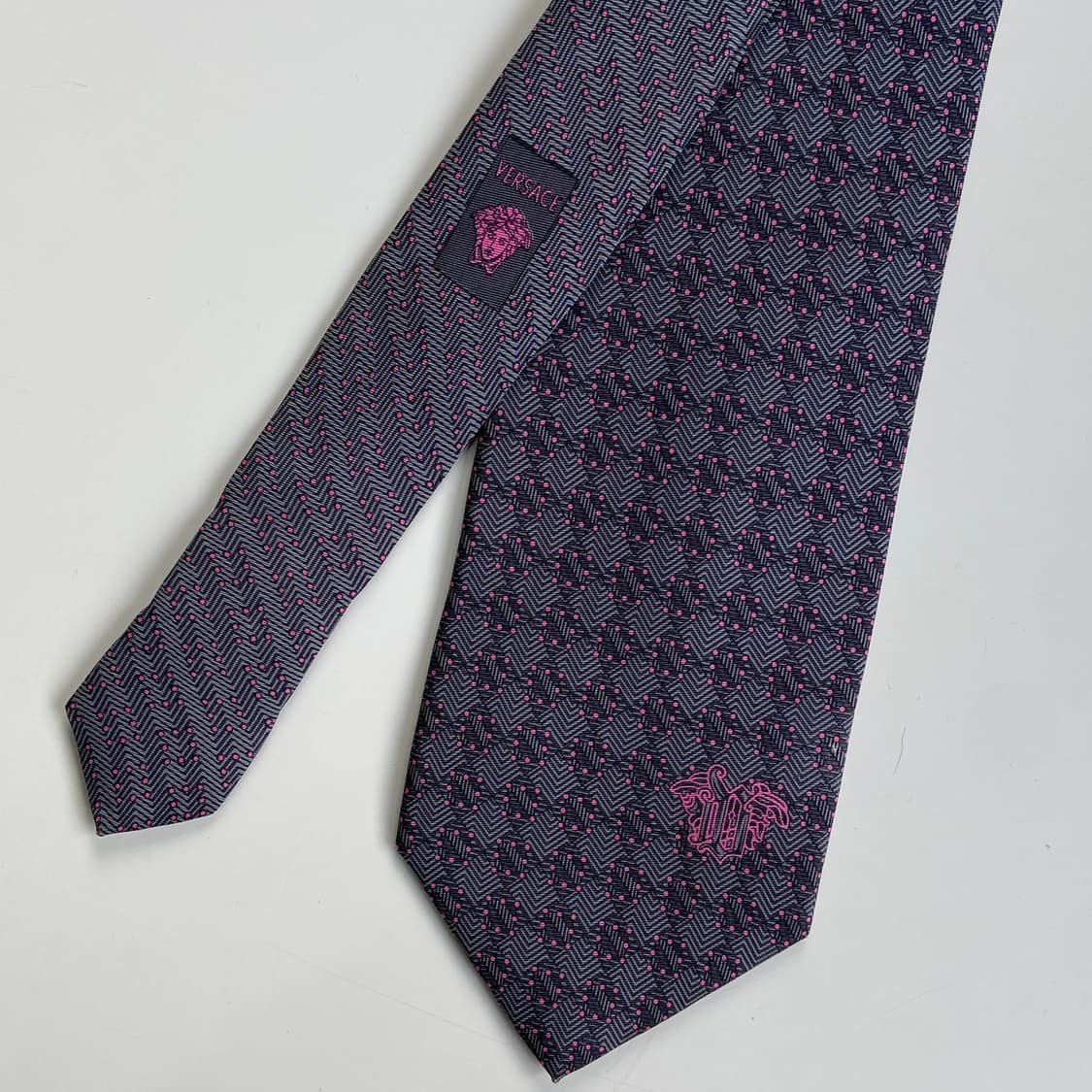 Versace 베르사체 정품 명품 넥타이 상품이미지2