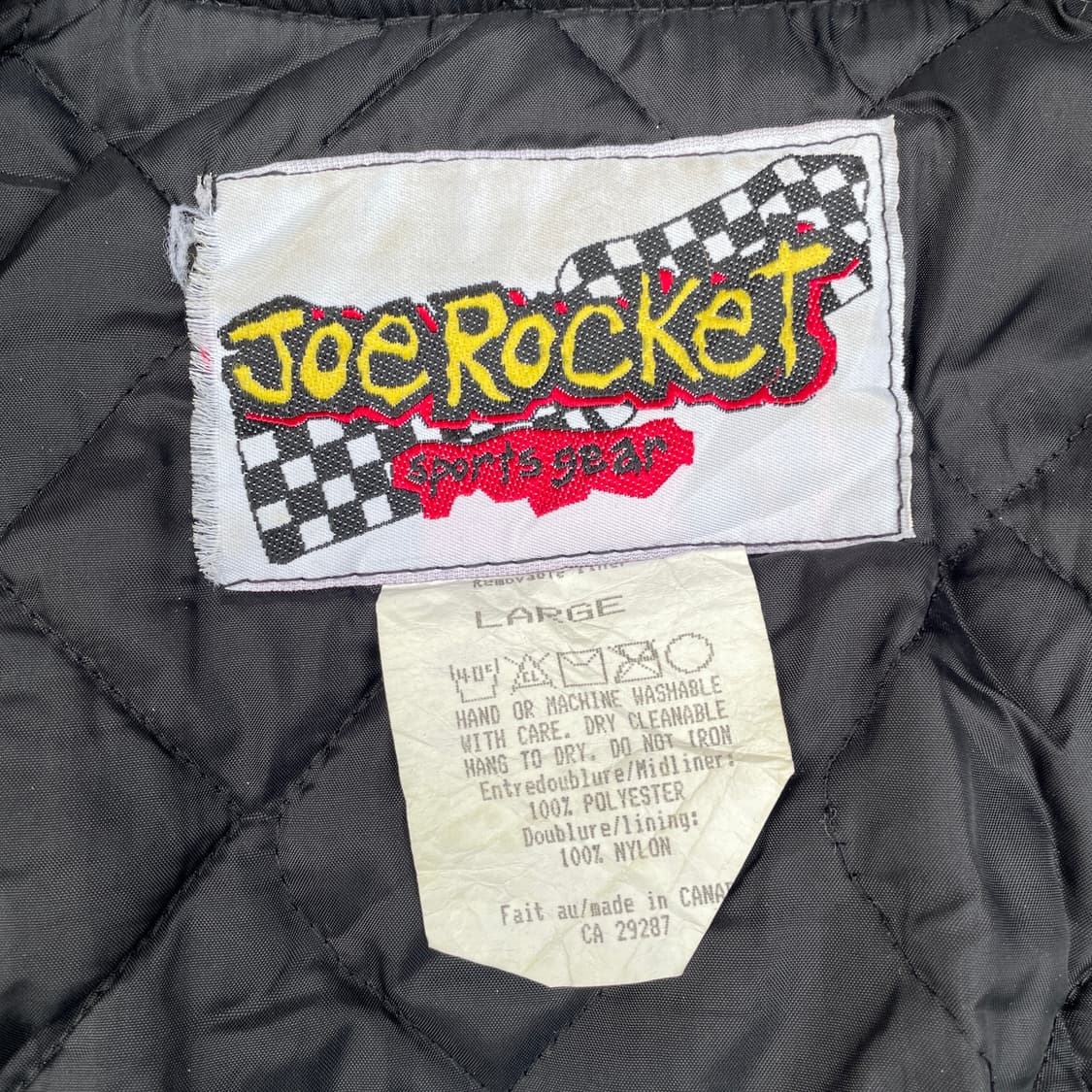 90s JOE ROCKET 레이싱 자켓 올드스쿨 라이더 점퍼 L 상품이미지5