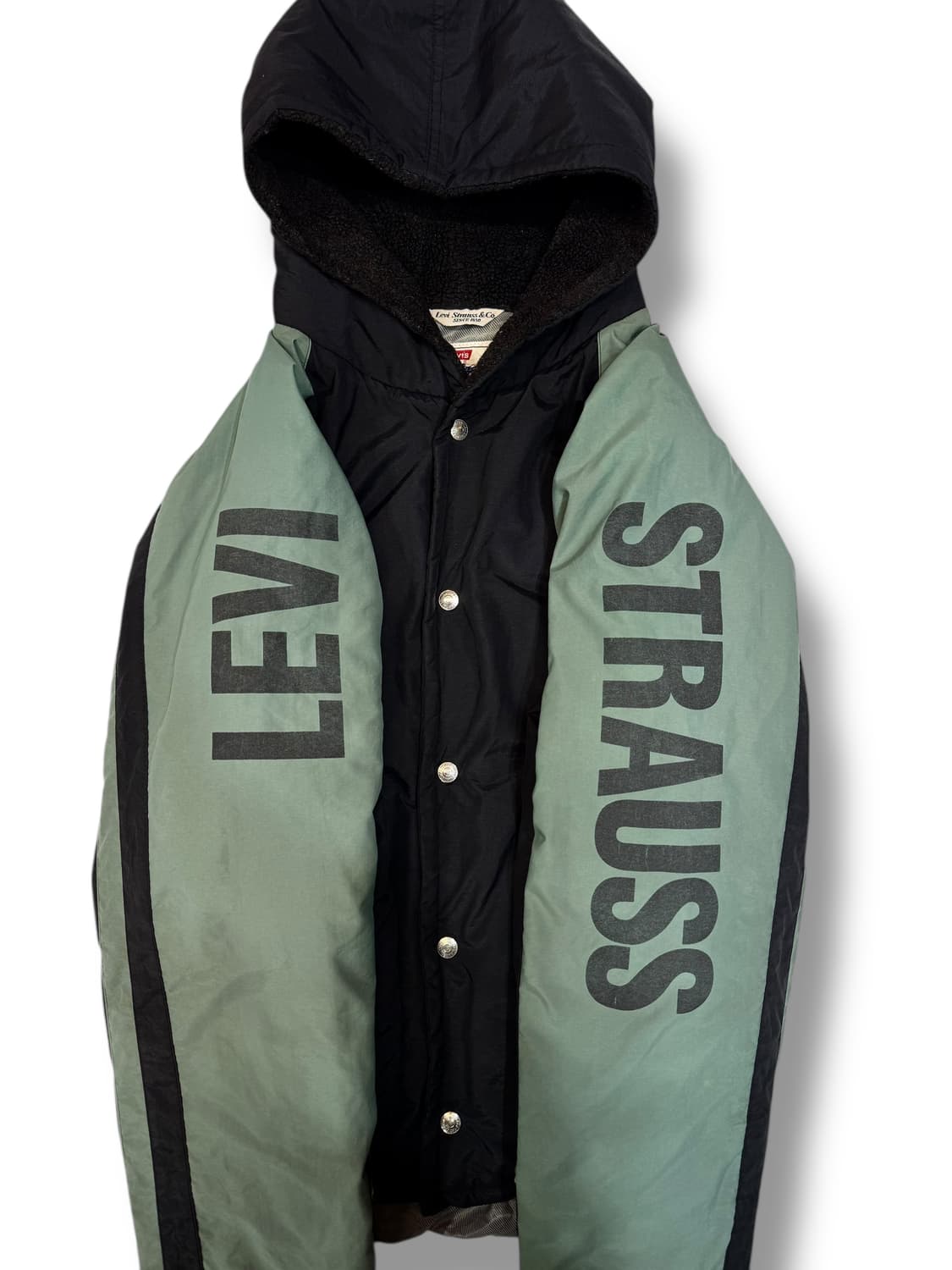 70s 리바이스 후드 봄버 자켓 made in ITALY (L)   상품이미지3