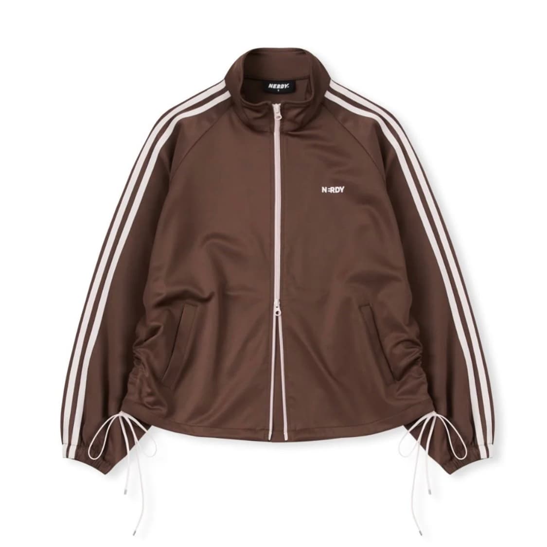 널디 여성 리본 트랙탑 브라운(M/거의새상품) 상품이미지1