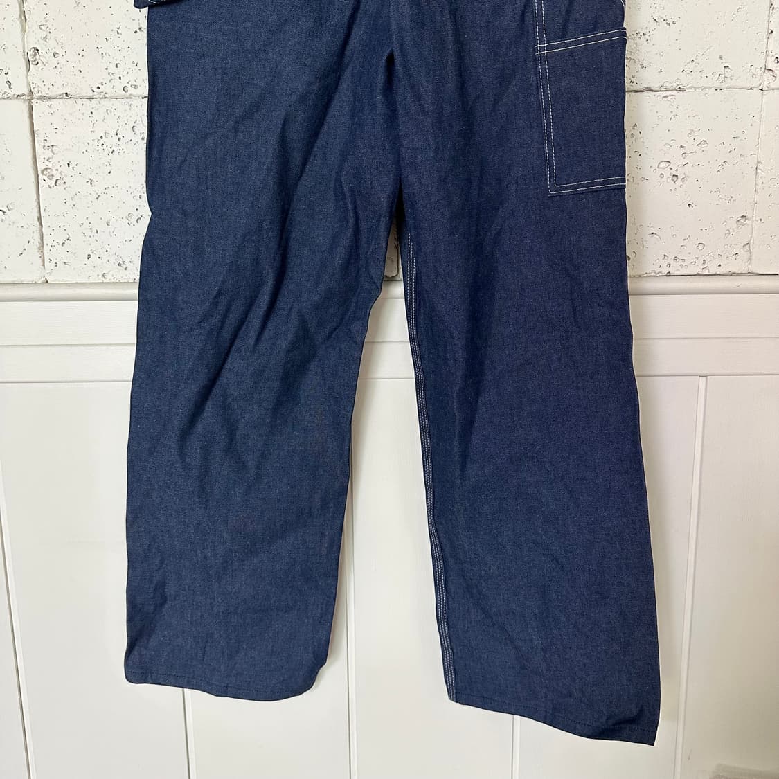 32 칼하트 데님 오버롤 멜빵바지 상품이미지5