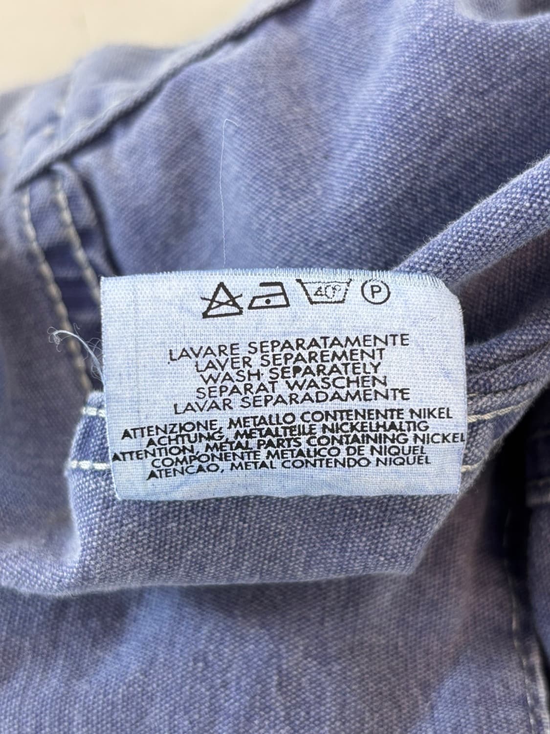 The Blue Age Carrera Denim Vest 상품이미지7