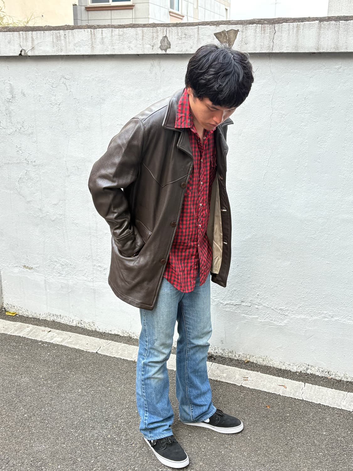 60’s deerwear 사슴가죽 코트 made in u.s.a 상품이미지1