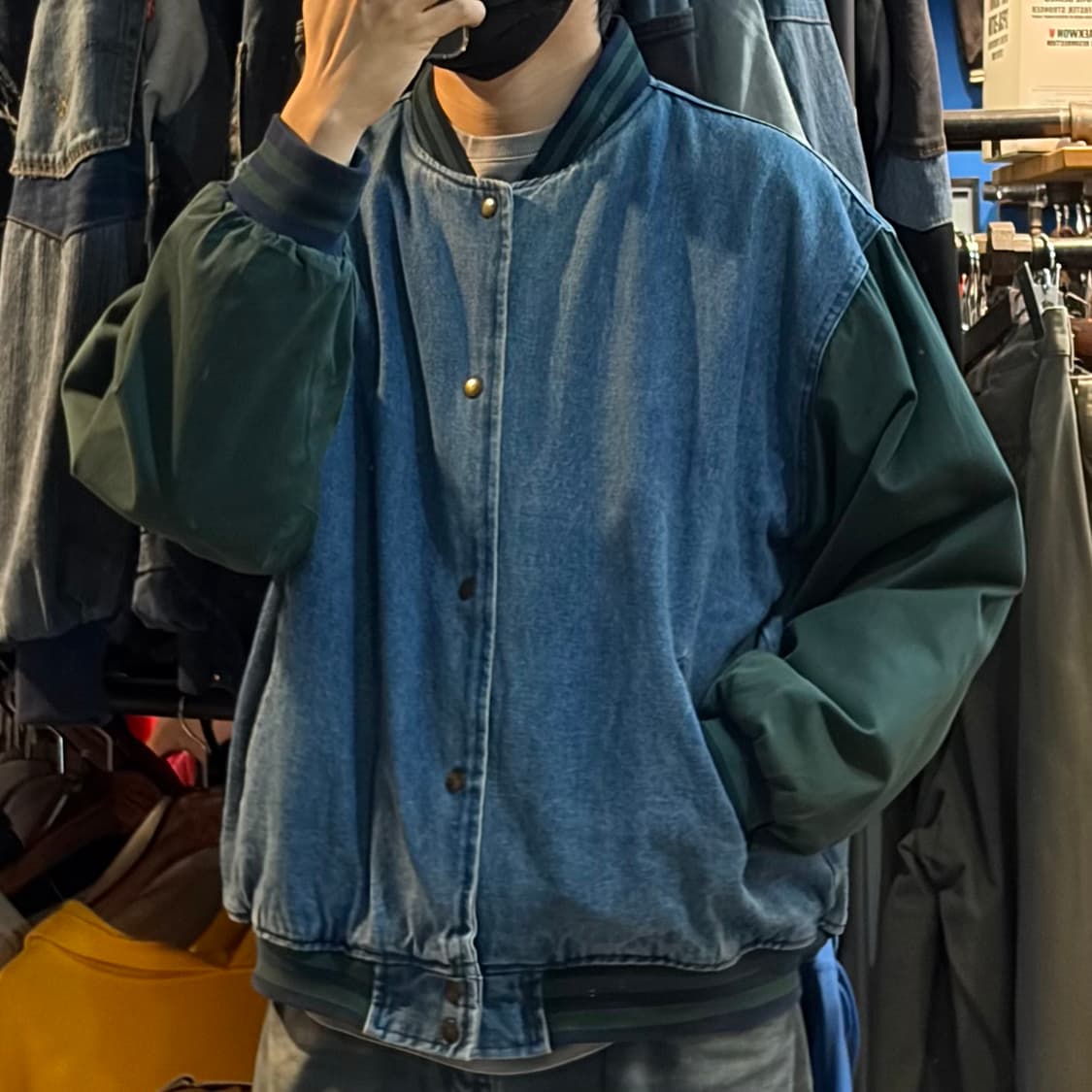 [NO.9] VTG 데님 바시티자켓 상품이미지2