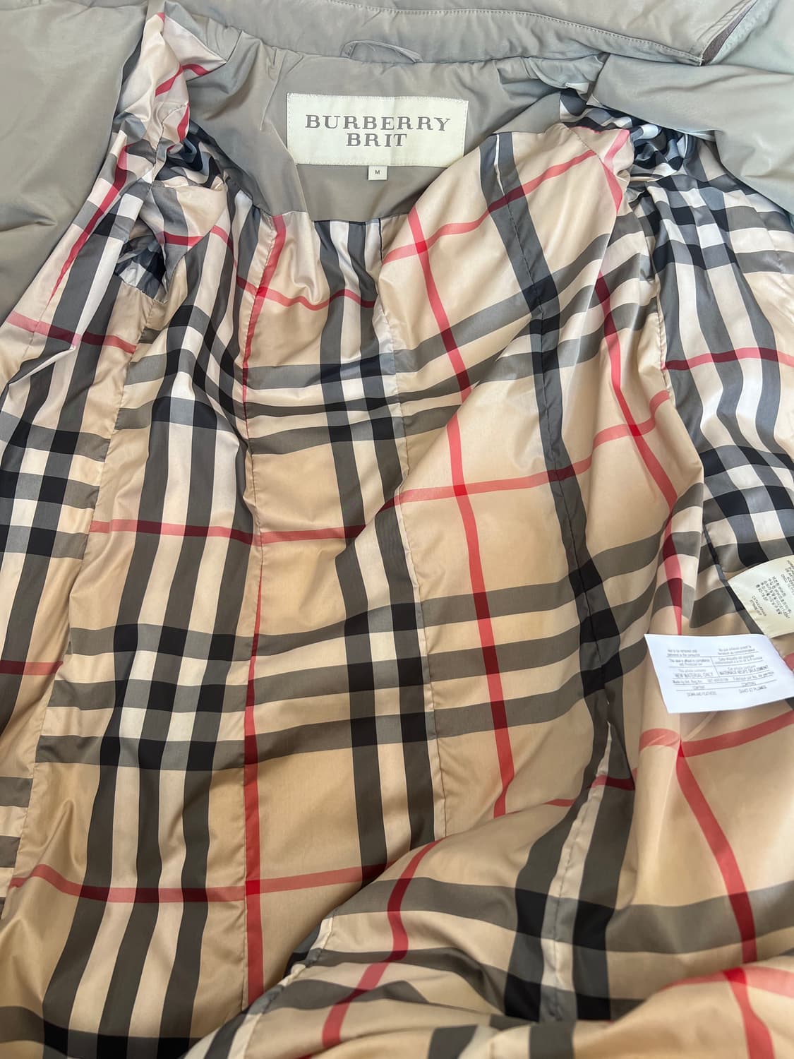 버버리 여성 베이지 트렌치패딩점퍼 다운패딩점퍼 상품이미지8