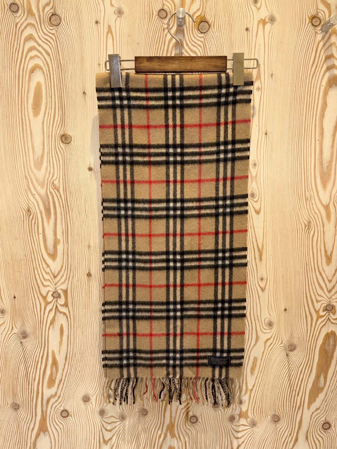 버버리 캐시미어 체크 머플러 상품이미지1