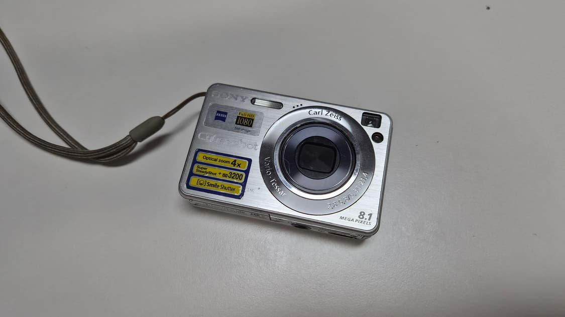 작례O 칼자이쓰 걸작 소니 사이버샷 dsc-w130 디지털카메라 빈티지  상품이미지7