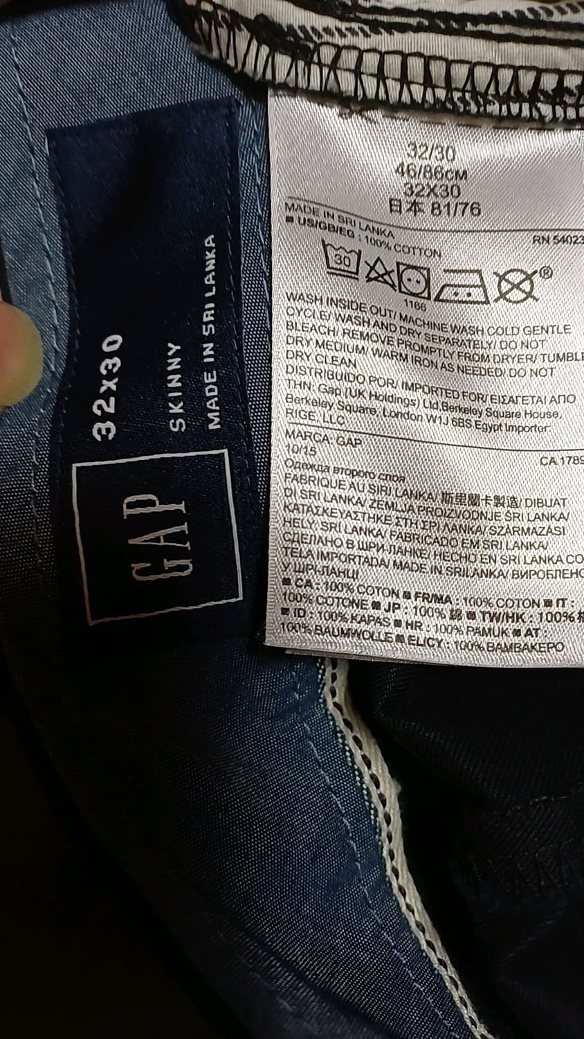 GAP 면바지 32인치 기장101 상품이미지3