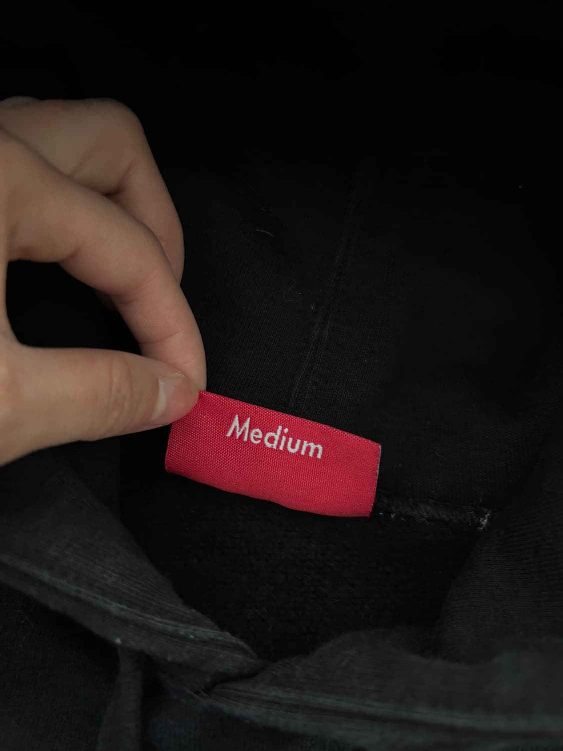 Supreme 슈프림 웜 업 로고 블랙 후드 상품이미지5