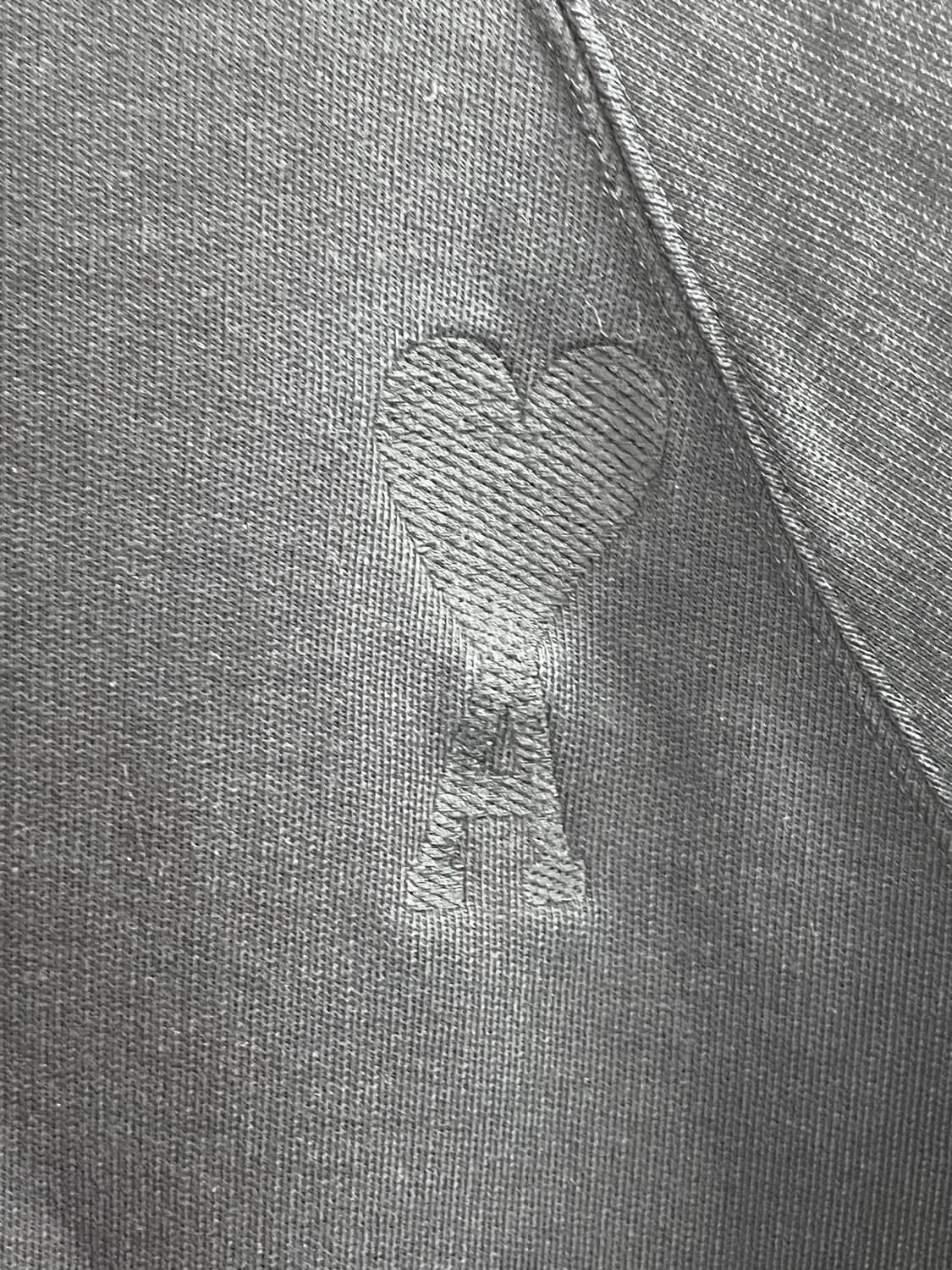 아미 인타르시아 빅로고 반집업 맨투맨 (on.561) 상품이미지5