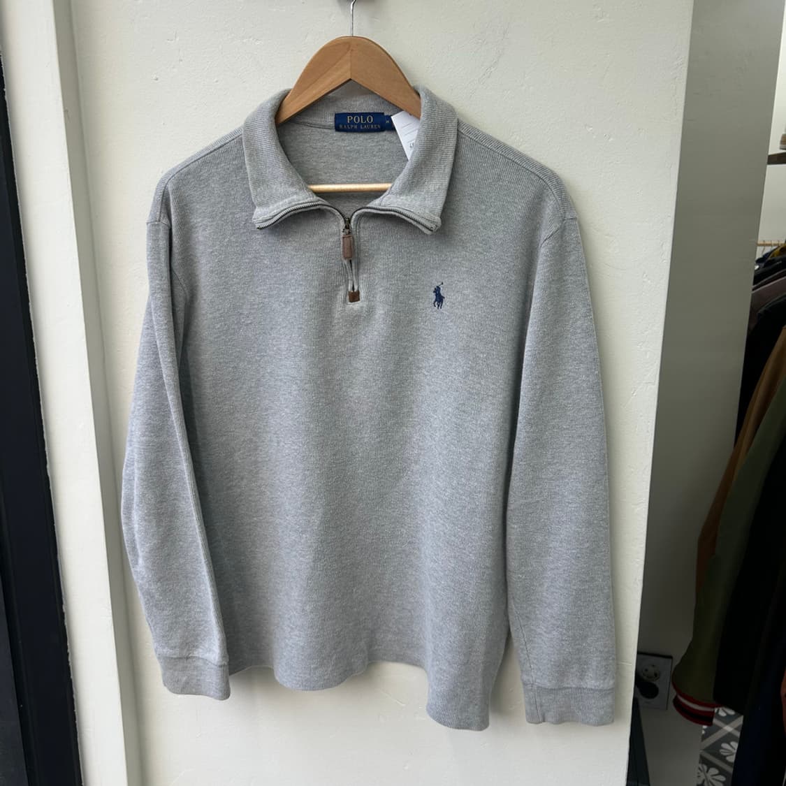 16278 - 폴로 랄프로렌 그레이 반집업 니트 상품이미지2