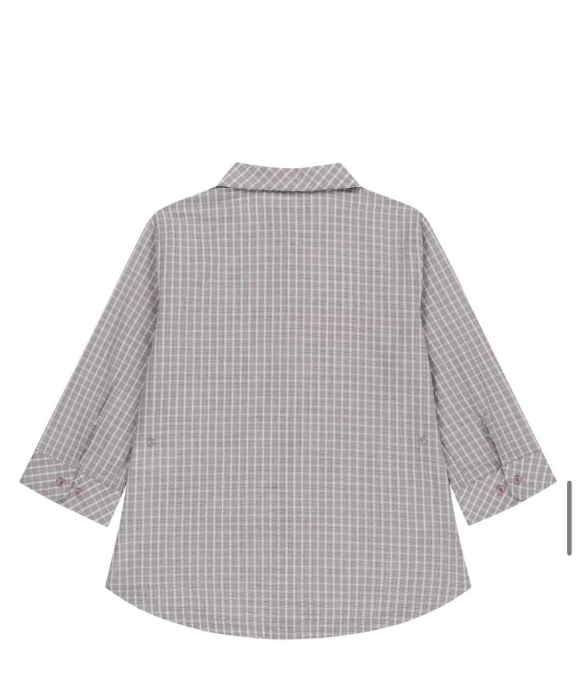 코이세이오 ROUND COLLAR CAPRI SHIRT ASH PINK  상품이미지2