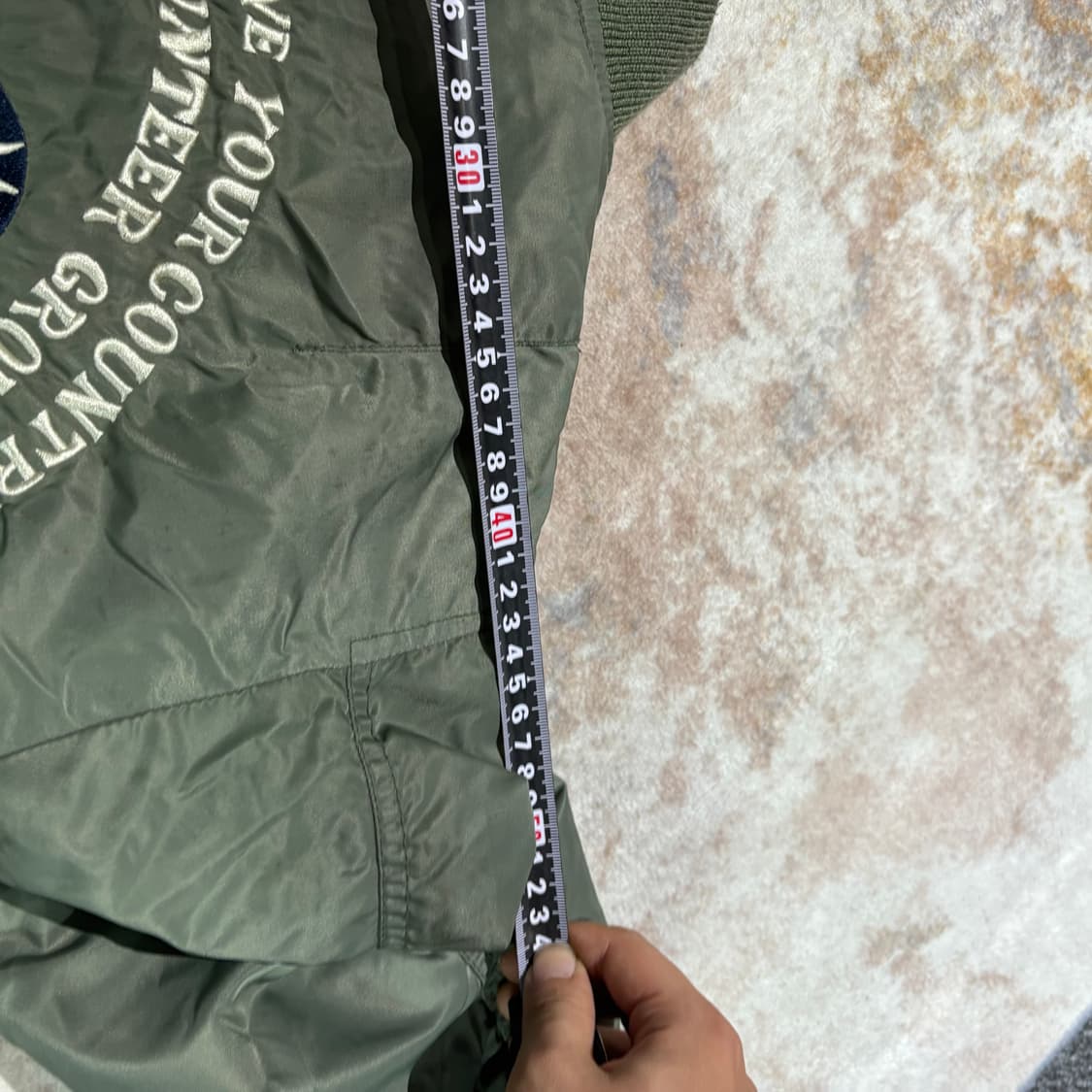 엑스톤즈 빈티지 ma-1 자수패치 자켓 상품이미지9