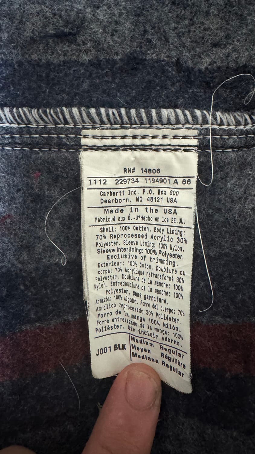 USA 칼하트 디트로이트 og 자켓 M사이즈 상품이미지7