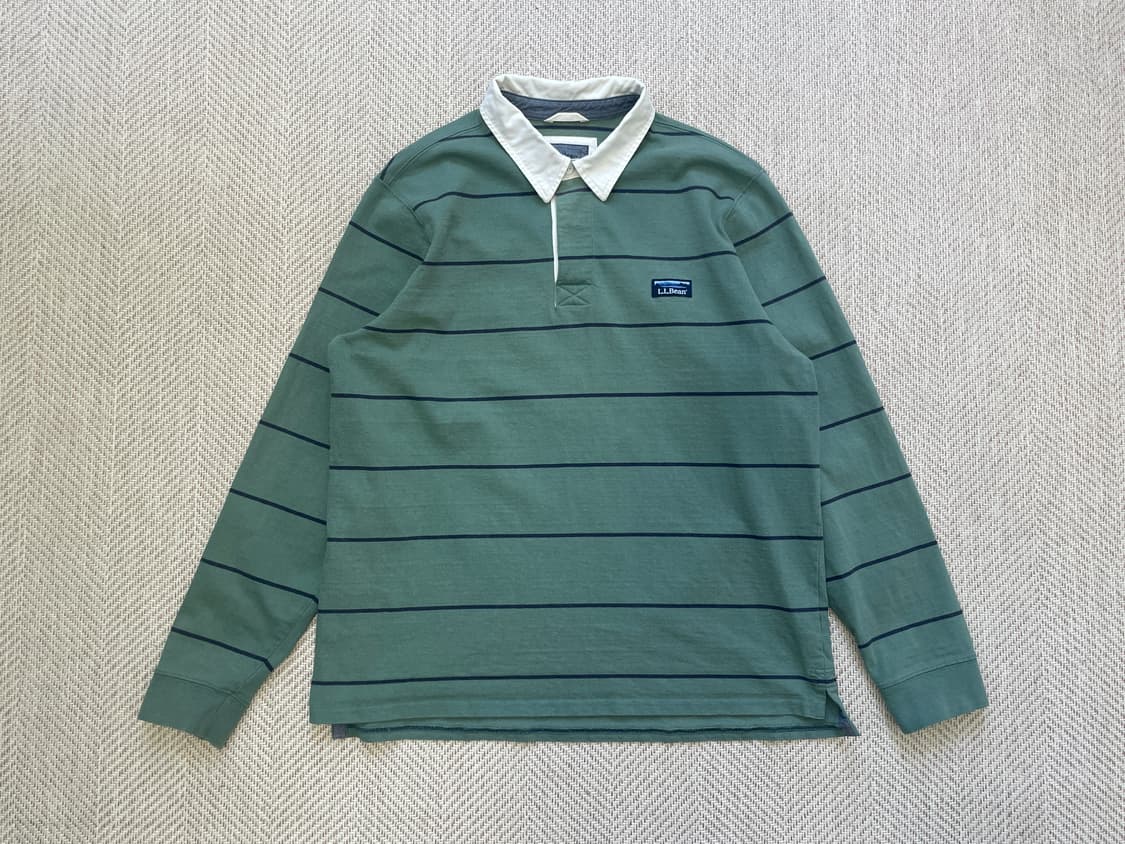 Ll.bean 엘엘빈 스트라이프 카라 티셔츠 상품이미지1
