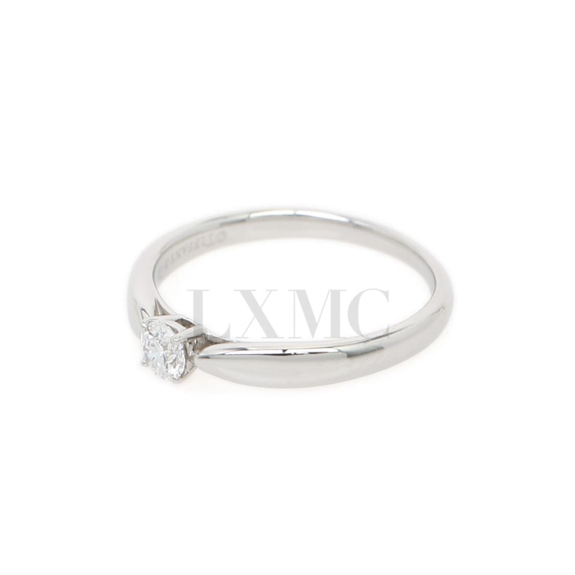 티파니 하모니 라운드 웨딩링 플래티늄 다이아반지 0.18CT 10호 상품이미지2