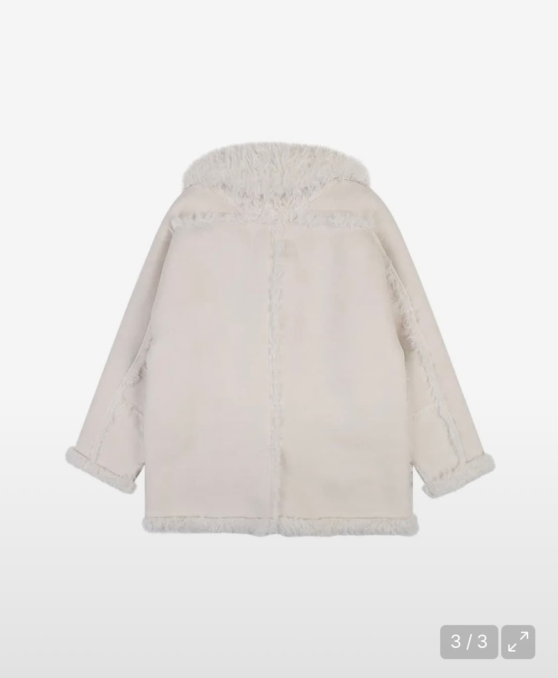 (새상품) 오디너리 홀리데이 코트 아이보리  상품이미지3