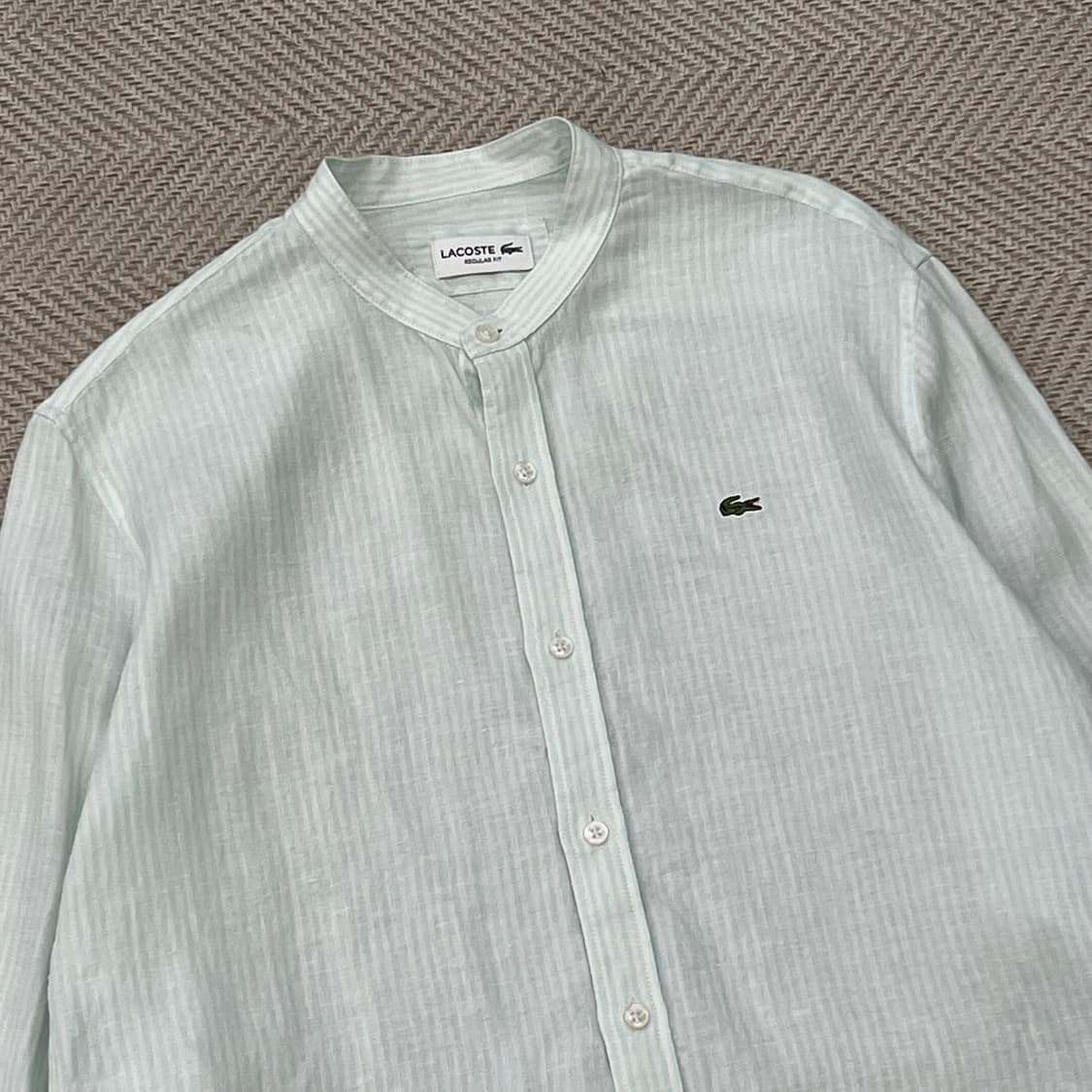 라코스테 헨리넥 린넨셔츠 r3162 상품이미지3
