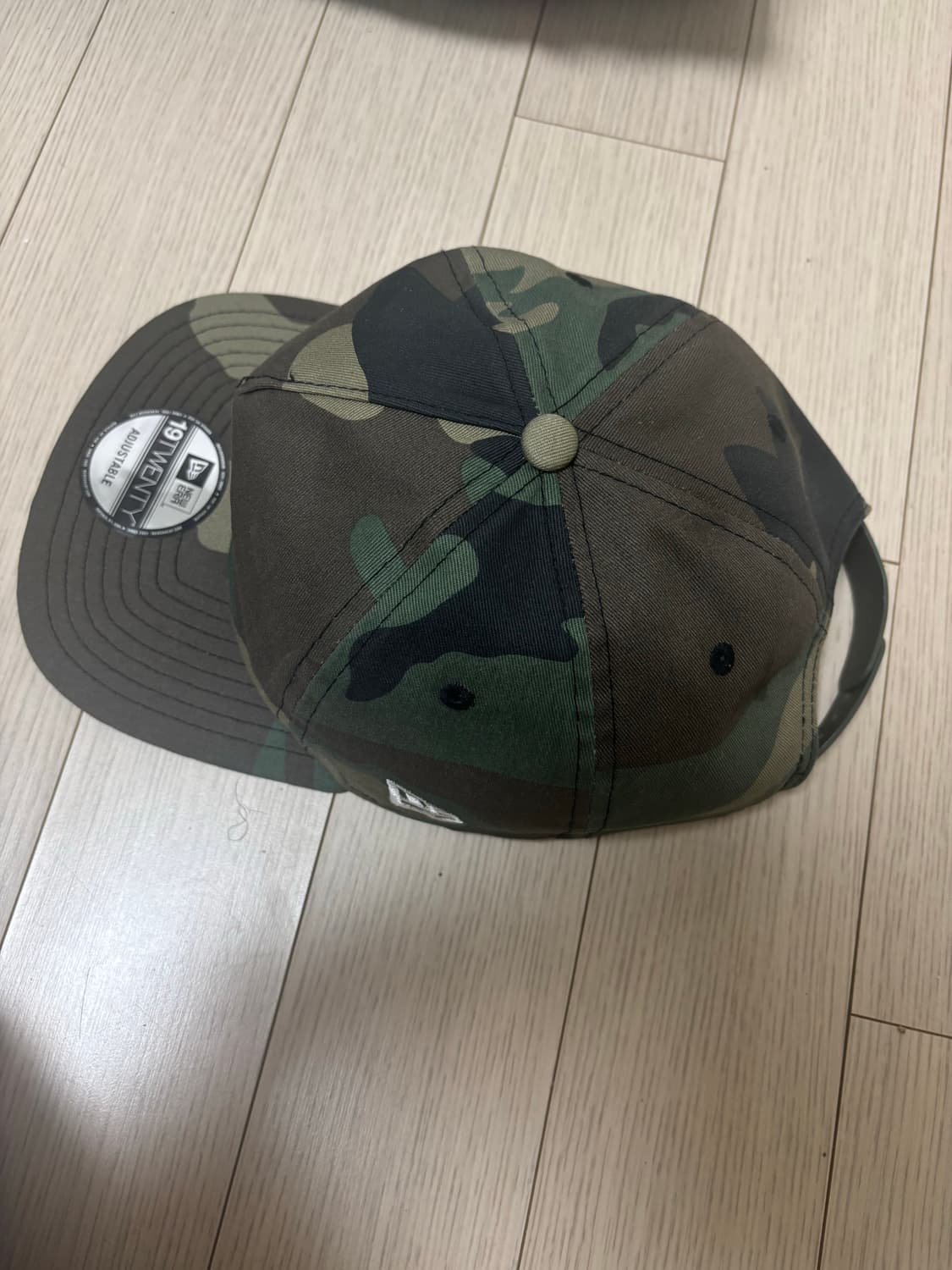 뉴에라 엠엘비 뉴욕 양키스 베이직 체인 엠브로이더리 스냅백 우드랜드 카모 상품이미지3