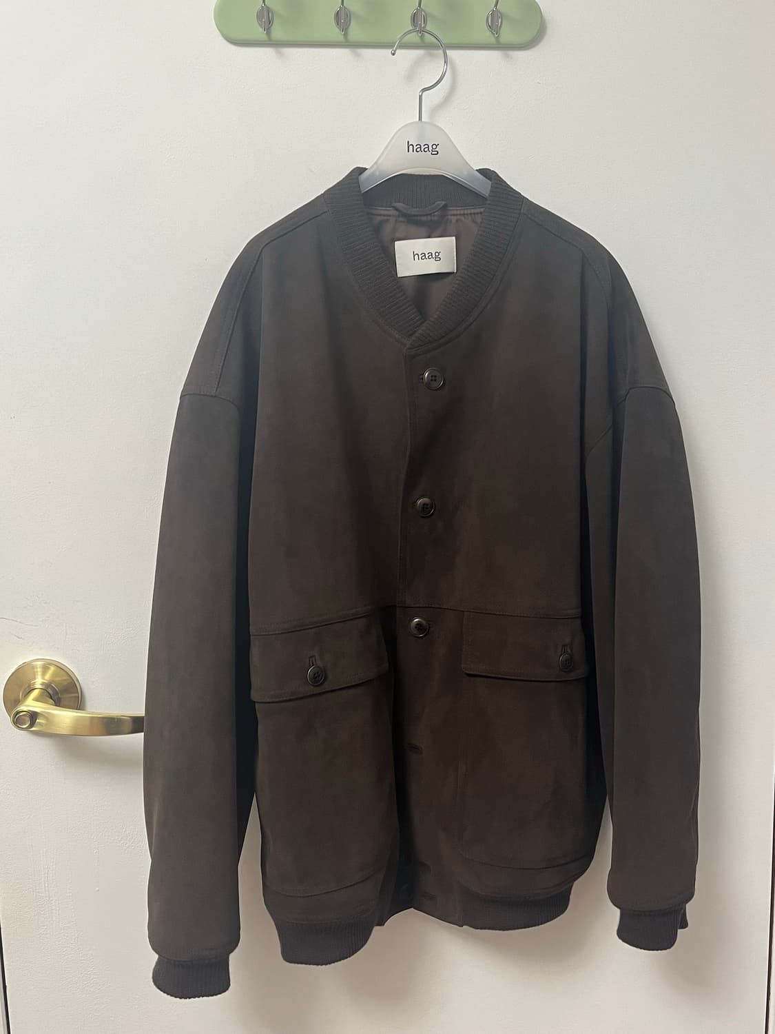 haag 헤이그 papa suede jacket brown 상품이미지1