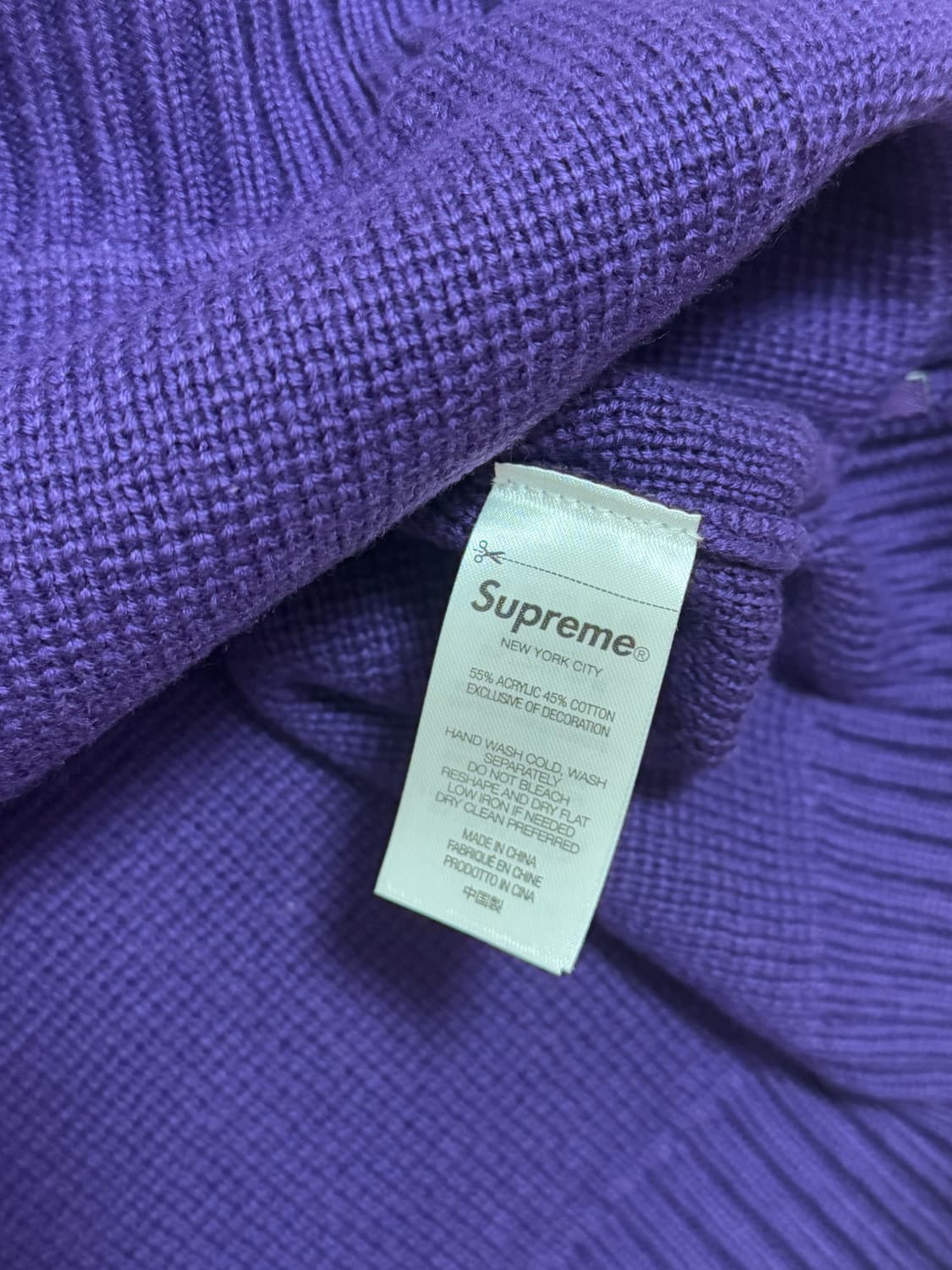 슈프림 투톤 후드 스웨터 핑크 상품이미지4