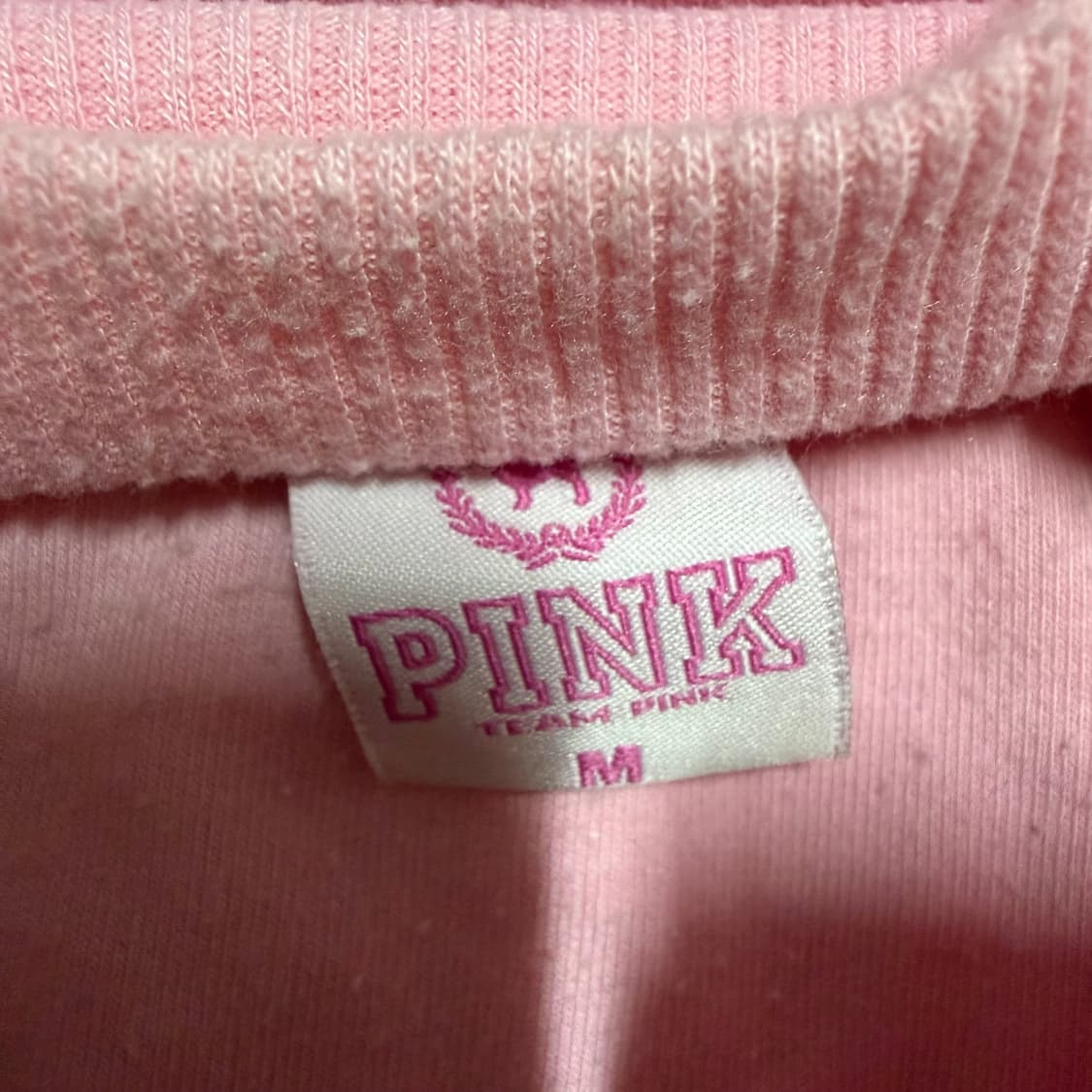 빅토리아시크릿 PINK  핑크 후드집업 모자탈부착 S 상품이미지4