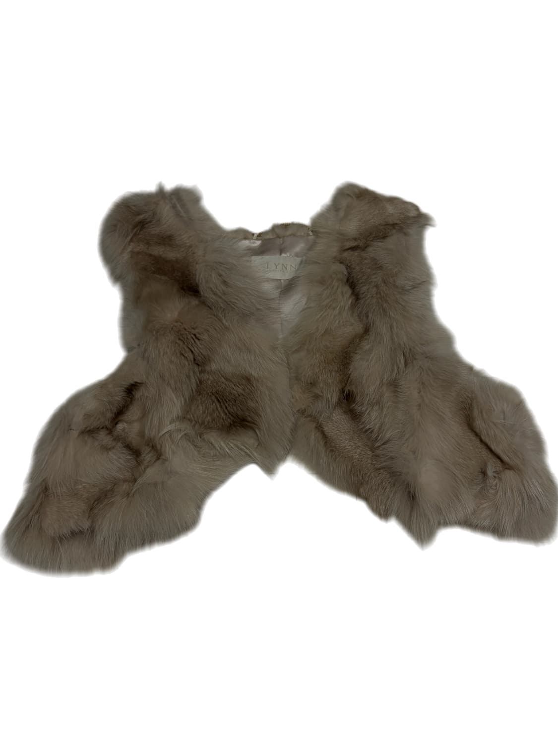 밍크털 여우털 조끼 상품이미지1