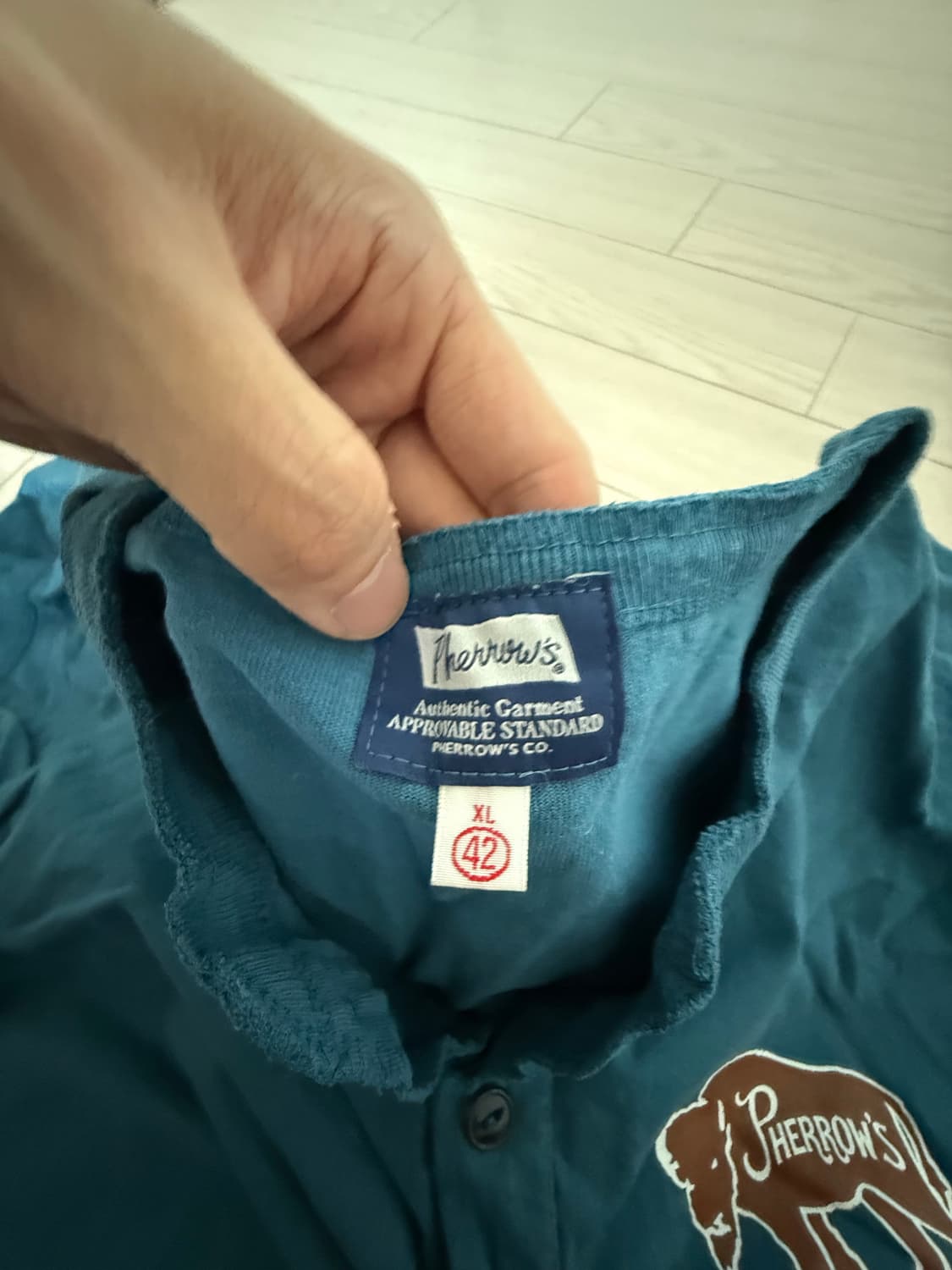페로우즈 반팔 헨리넥 (XL, 42) 상품이미지2