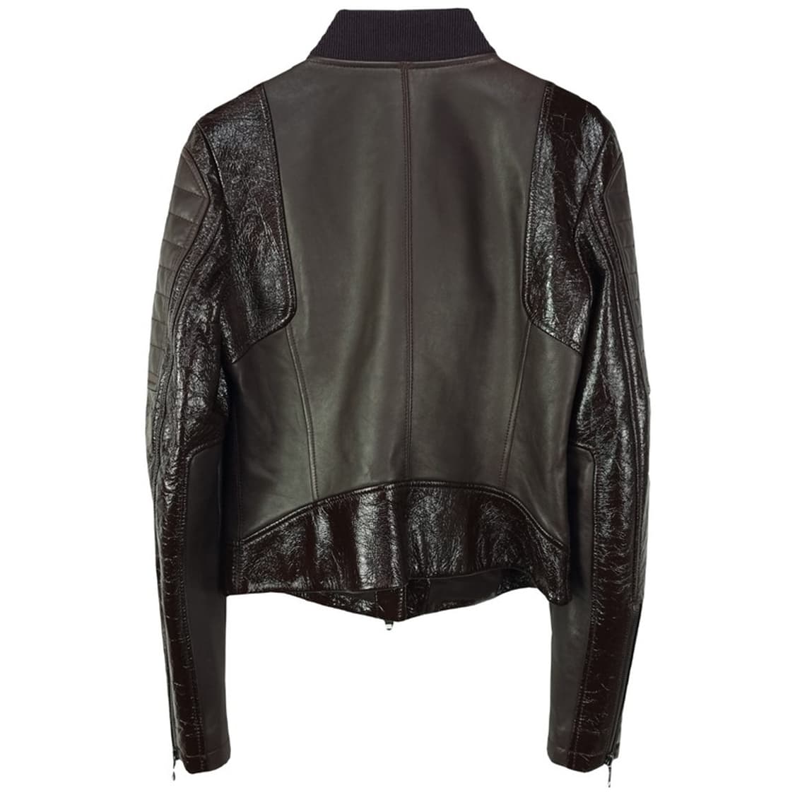 [띠어리] 리얼 램스킨 양가죽 사선 레더 자켓 M19016 상품이미지3