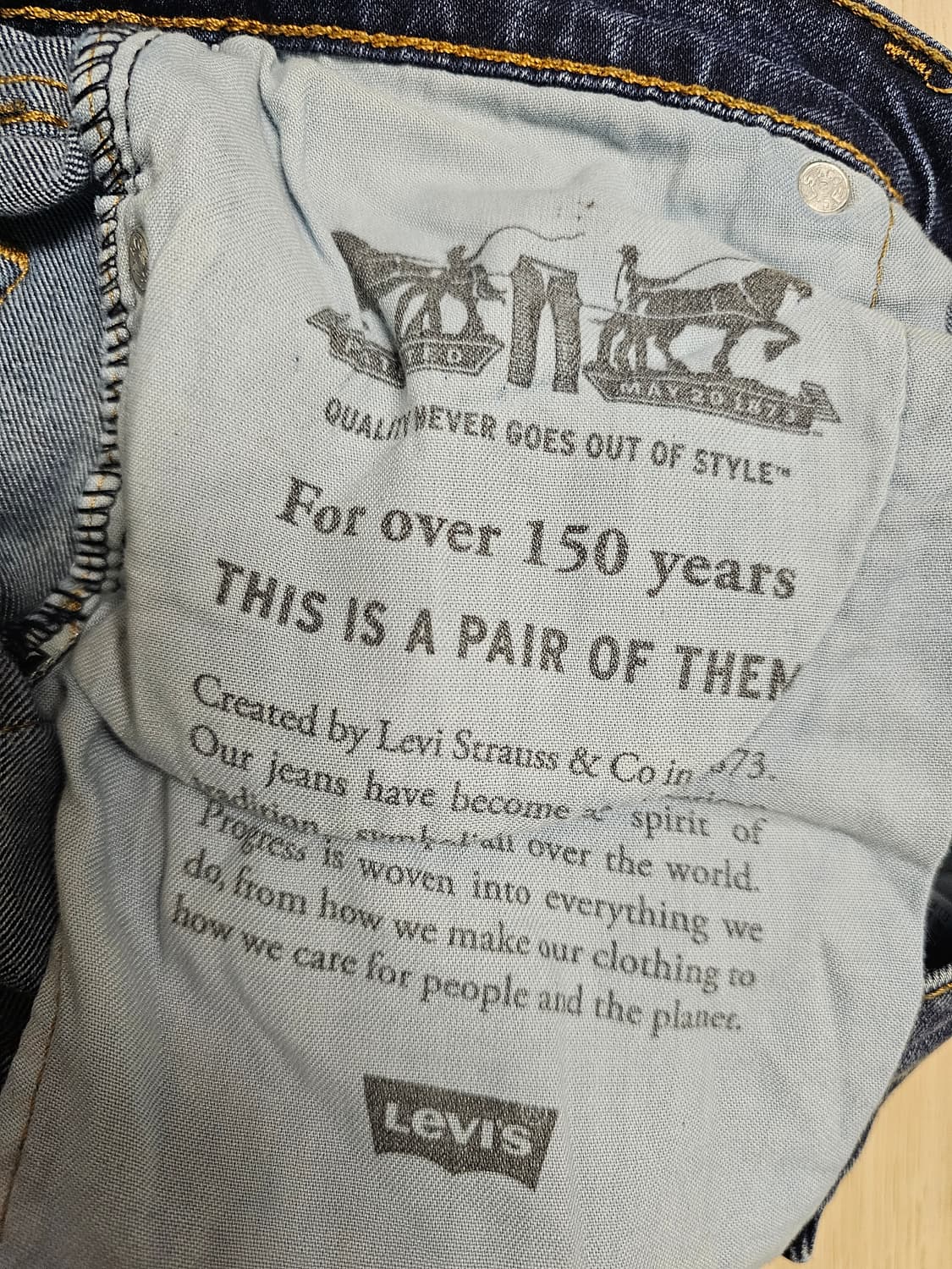 [30] 리바이스 502 레귤러 테이퍼 핏 데님 팬츠 (W30 L30) 상품이미지6