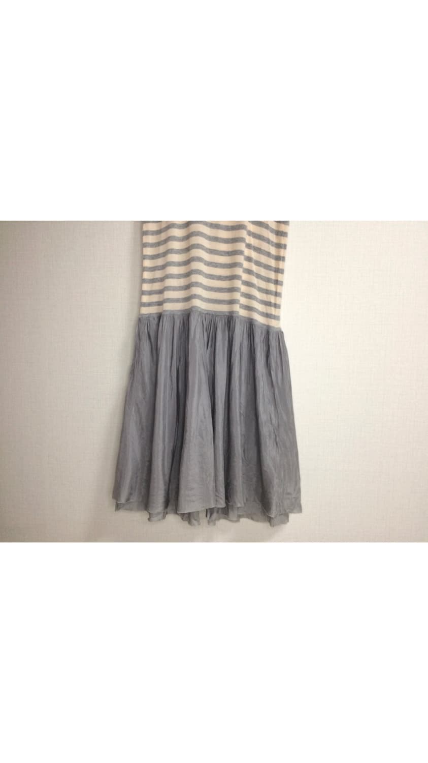 Sacai luck 사카이럭 핑크베이지 스트라이프 원피스 상품이미지3