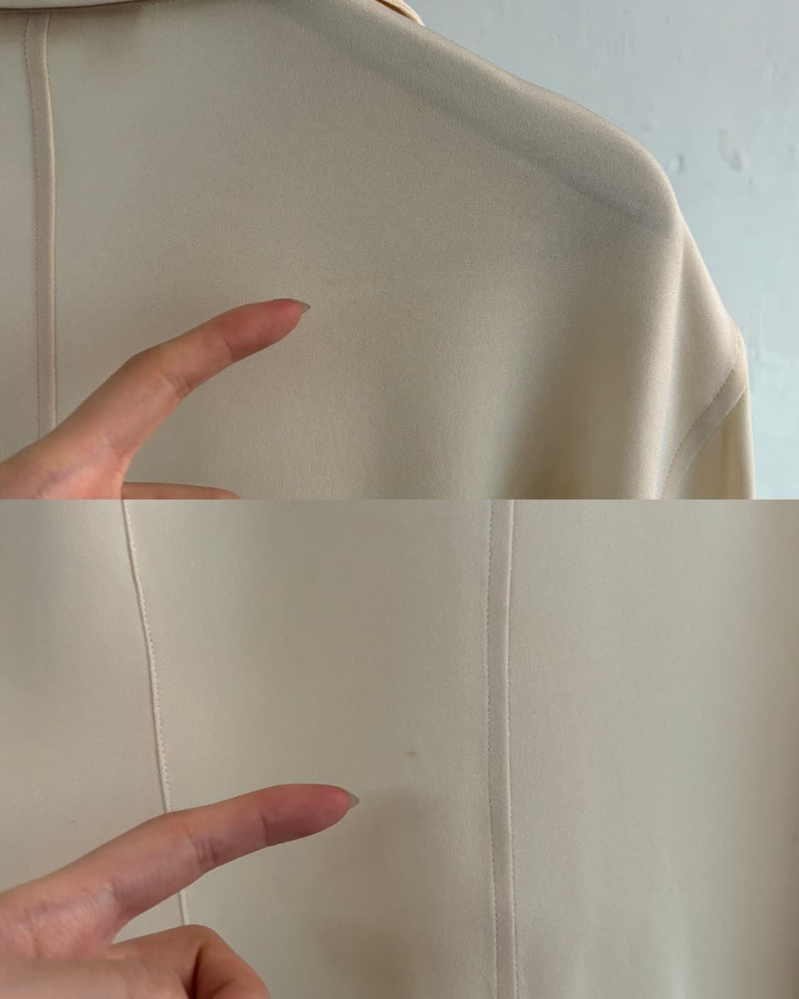 살바토레 페르가모 베이지 컬러 실크 셔츠 상품이미지10