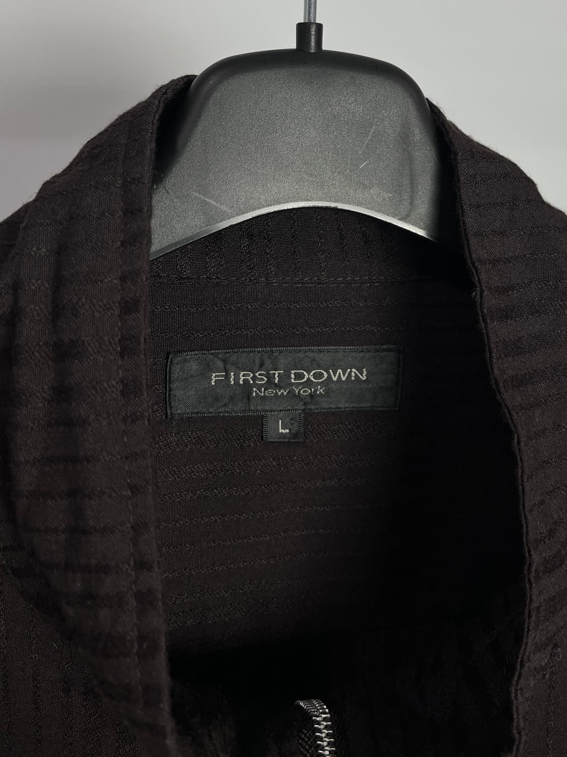FIRST DOWN NEW YORK 스트라이프 집업 자켓 상품이미지3