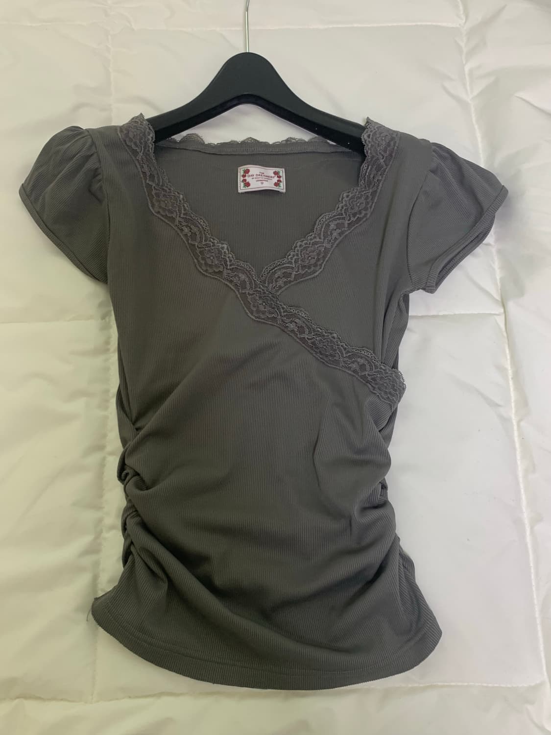 스컬프터 레이스 트림 랩 티 차콜 L 상품이미지2