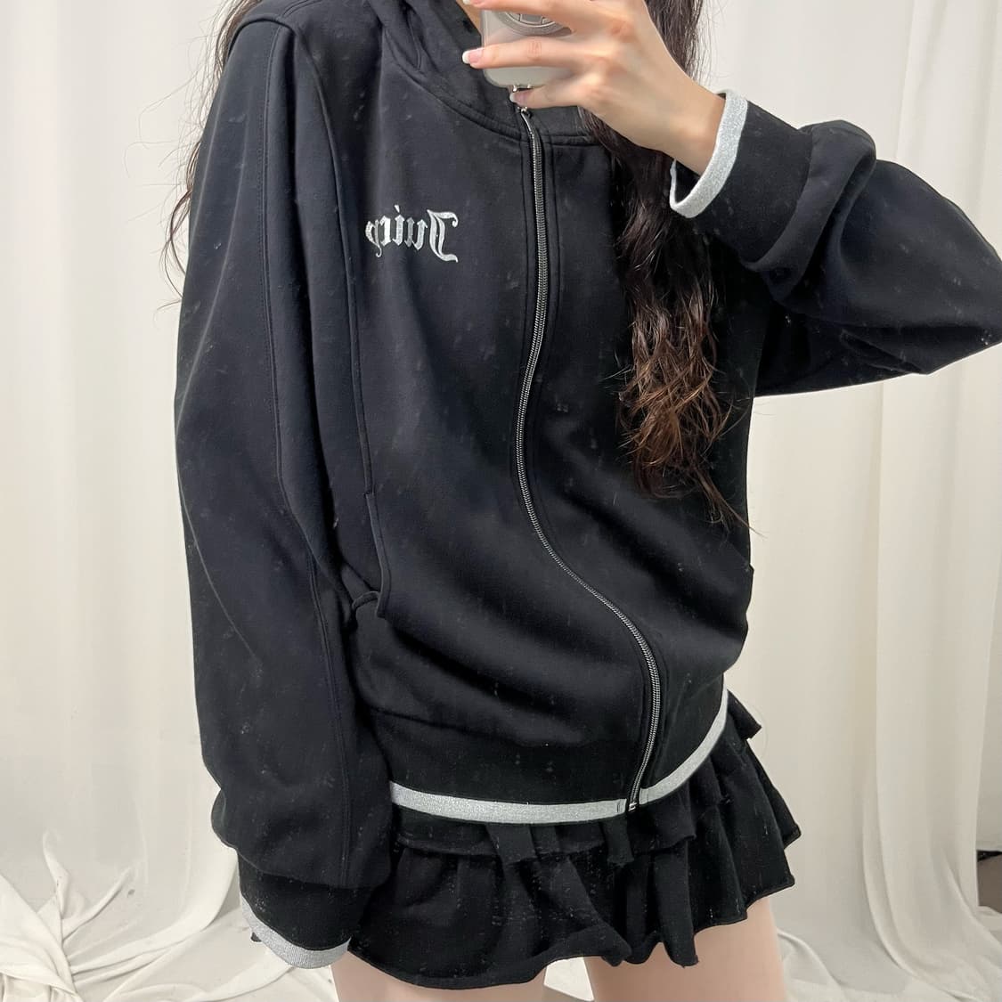 Juicy Couture black hood zip-up 상품이미지2