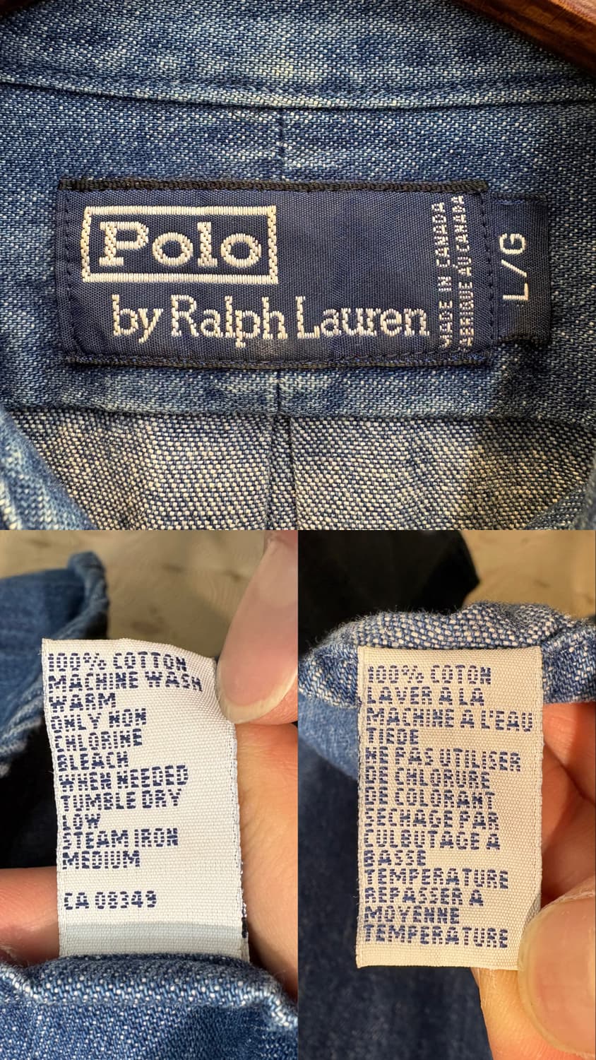폴로 랄프로렌 데님 셔츠 상품이미지10