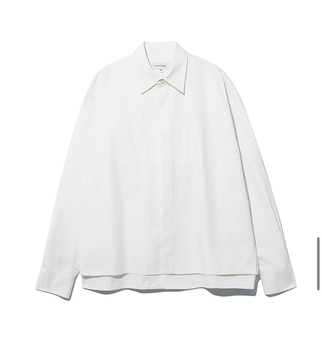 le17 르917옴므 DOUBLE LAYERED COTTON SHIRTS 상품이미지1