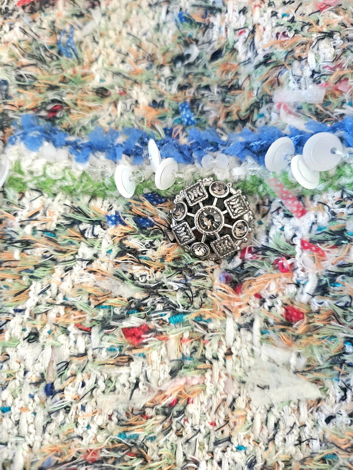 (송혜교 픽, 새제품) 미샤 크롭 트위드 레귤러 자켓 상품이미지4