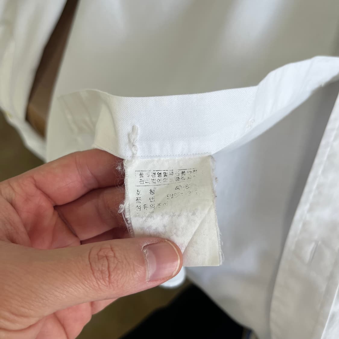 폴로랄프로렌 버튼다운 솔리드 셔츠 40 상품이미지4