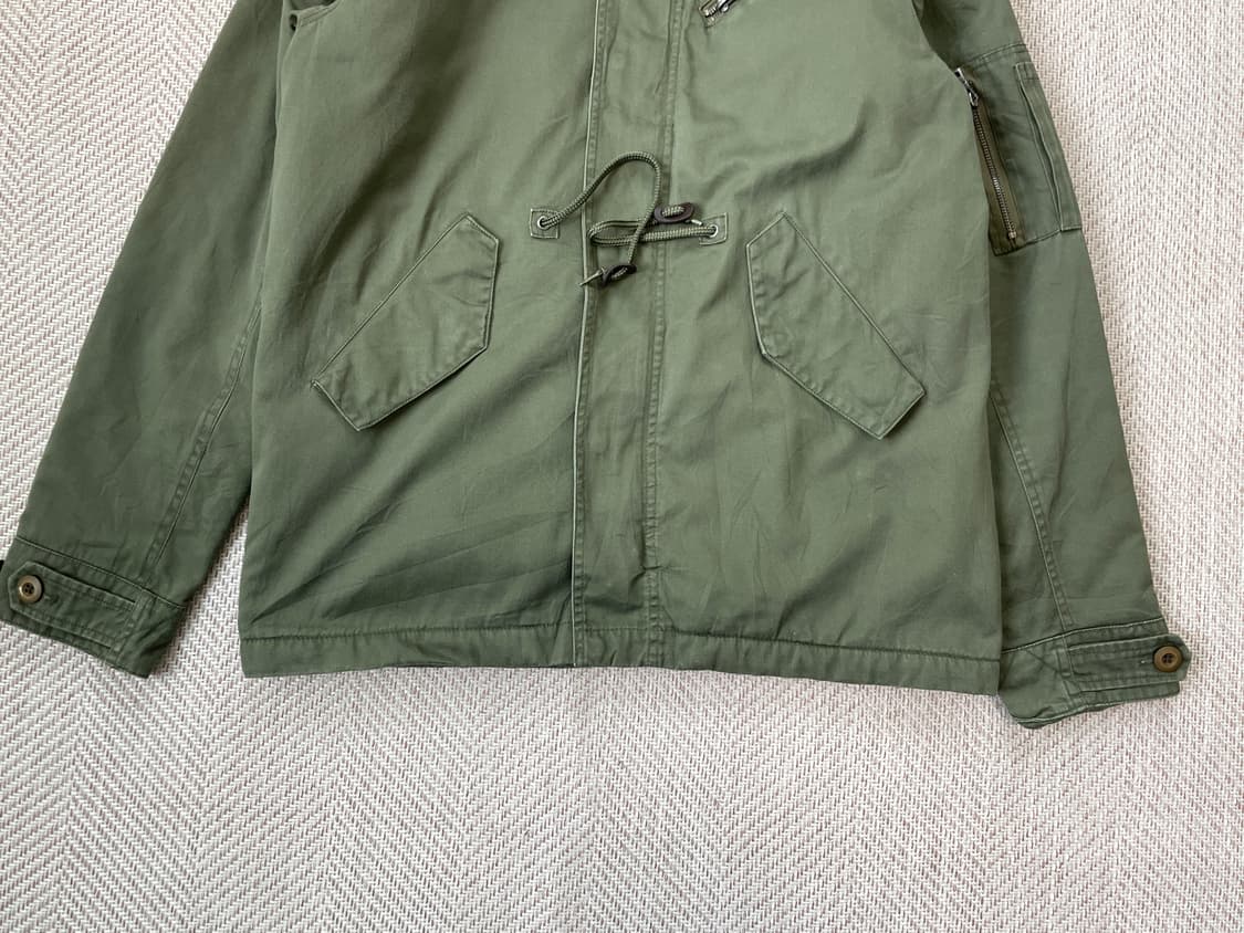 Oilcake 퍼 트리밍 쉐르파 밀리터리 파카 J03715 상품이미지2