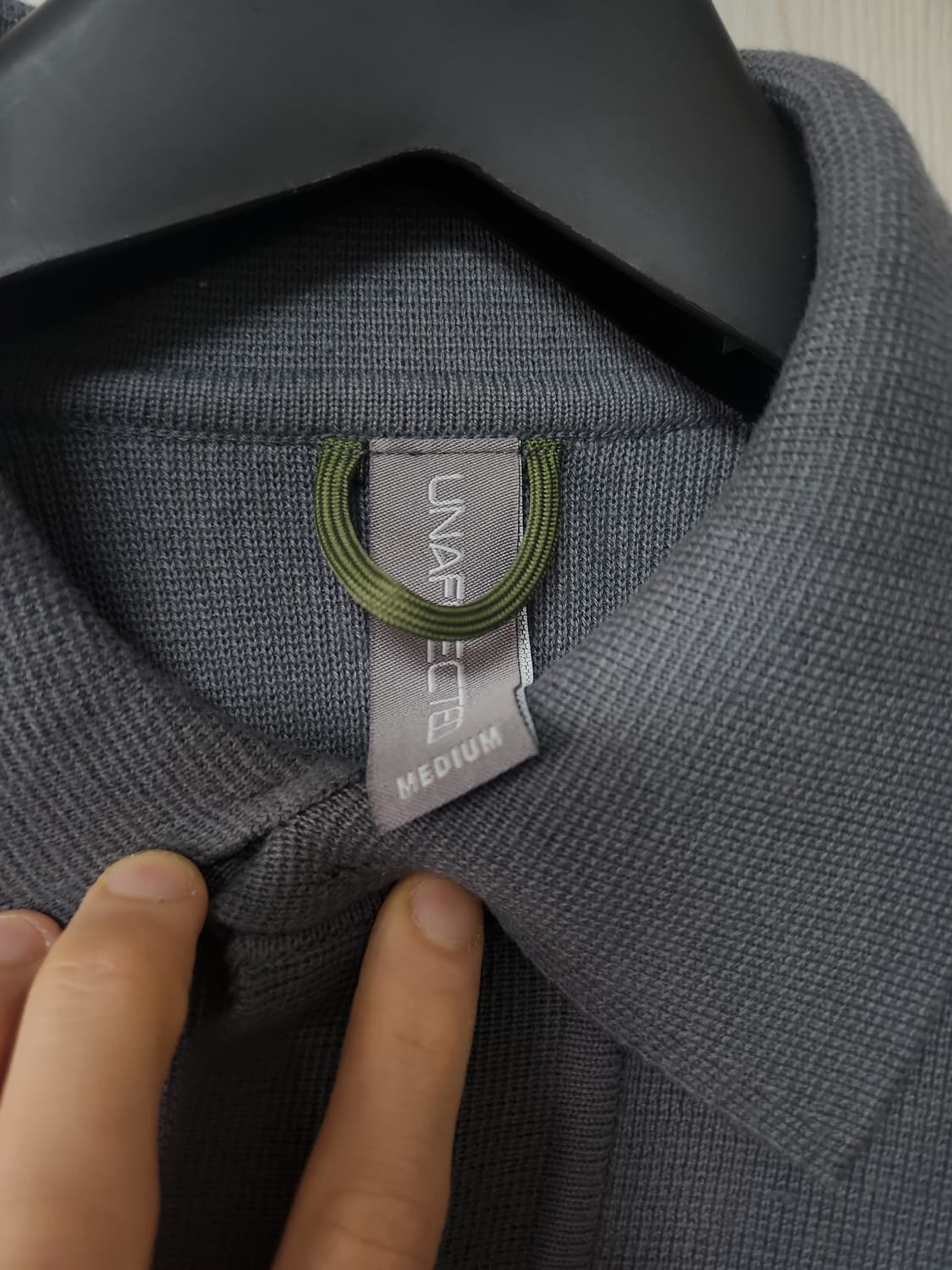 언어펙티드 니트 가디건 차콜 M 상품이미지2