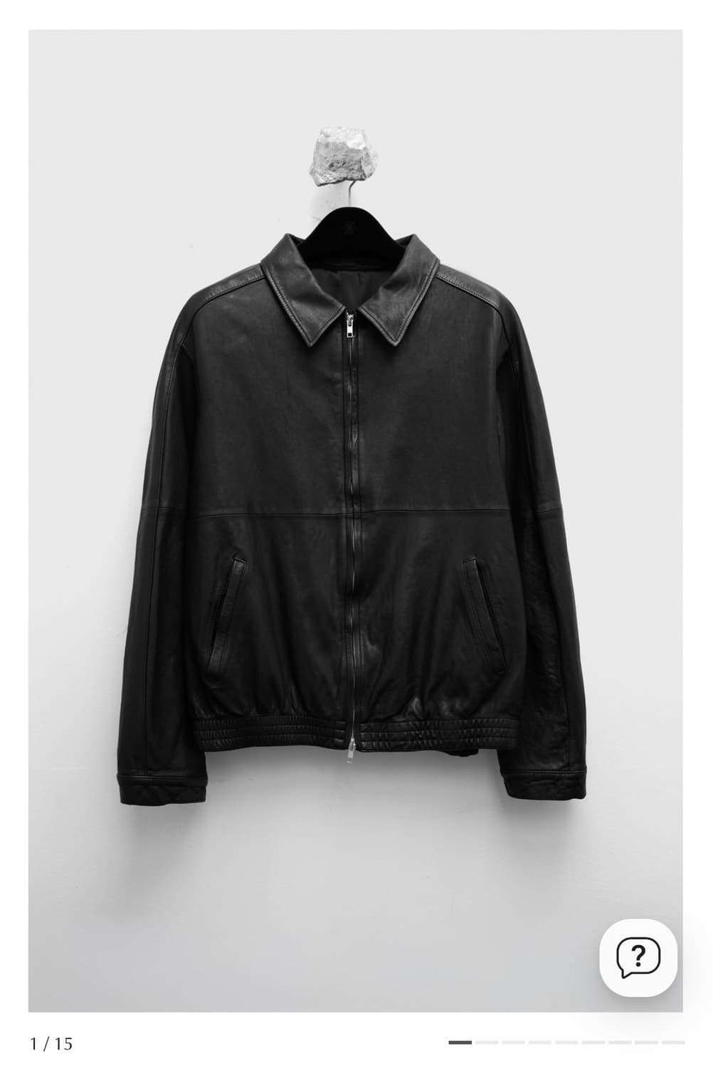 [S] 유스  Washed Leather Blouson 상품이미지1