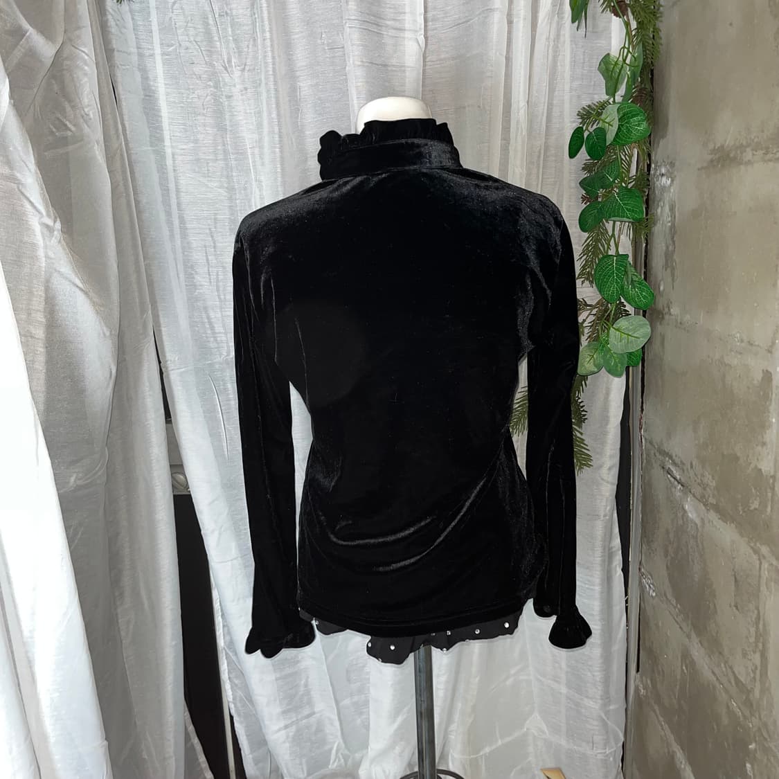 고딕 벨벳 레이스 가디건 상품이미지4