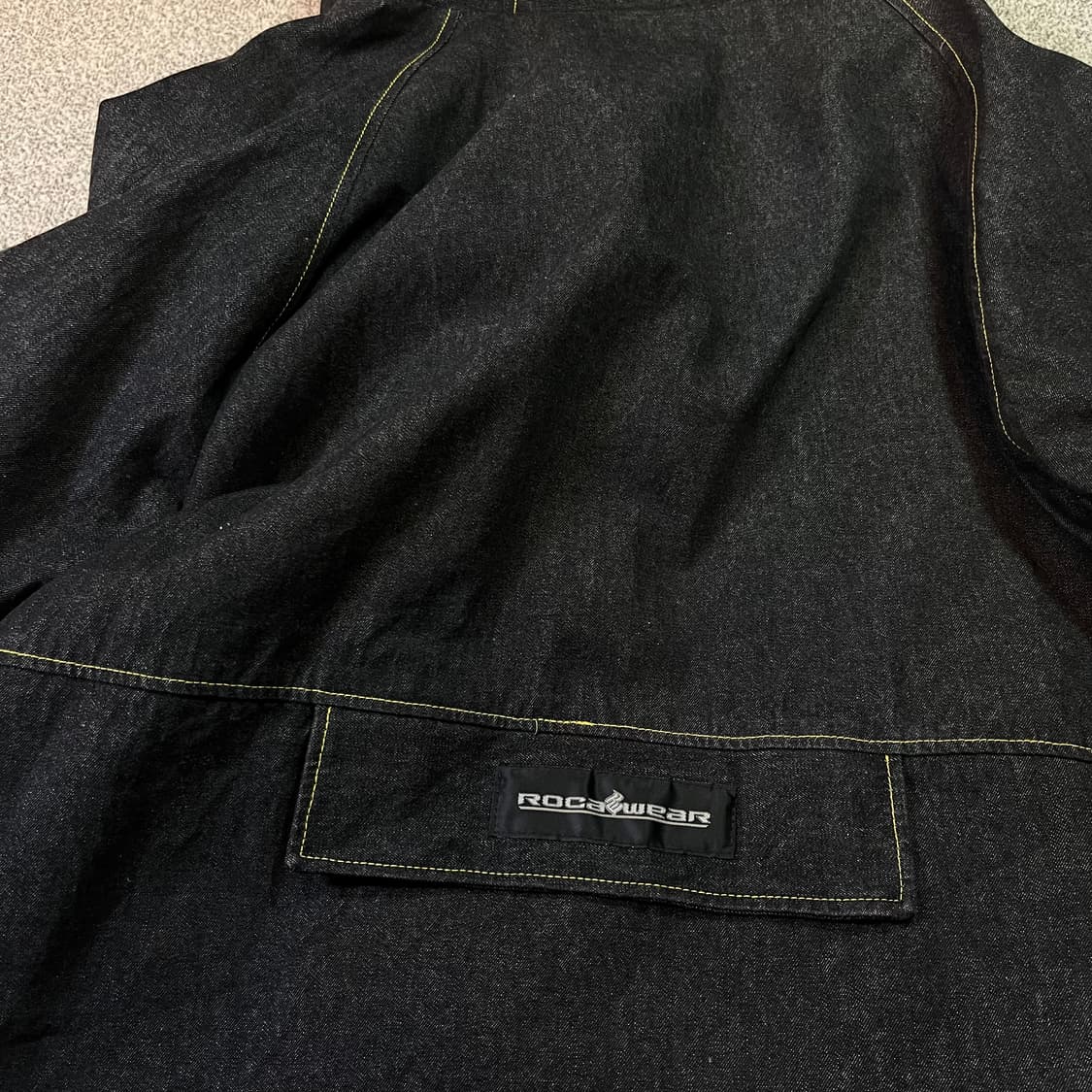 로카웨어 빅로고 데님 후드집업 상품이미지4