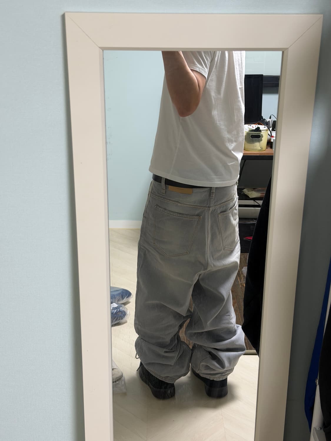 아미 배기핏 데님 빈티지 그레이(32 새상품) 상품이미지3