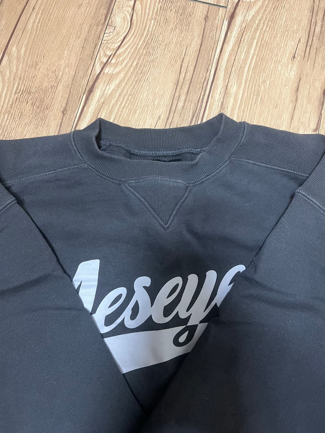 예스아이씨 Baseball Sweatshirt Gun Metal 상품이미지4