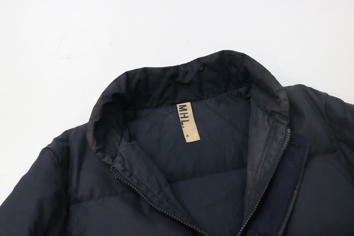 마가렛호웰 빈티지 네이비 코튼 다운 점퍼 상품이미지6