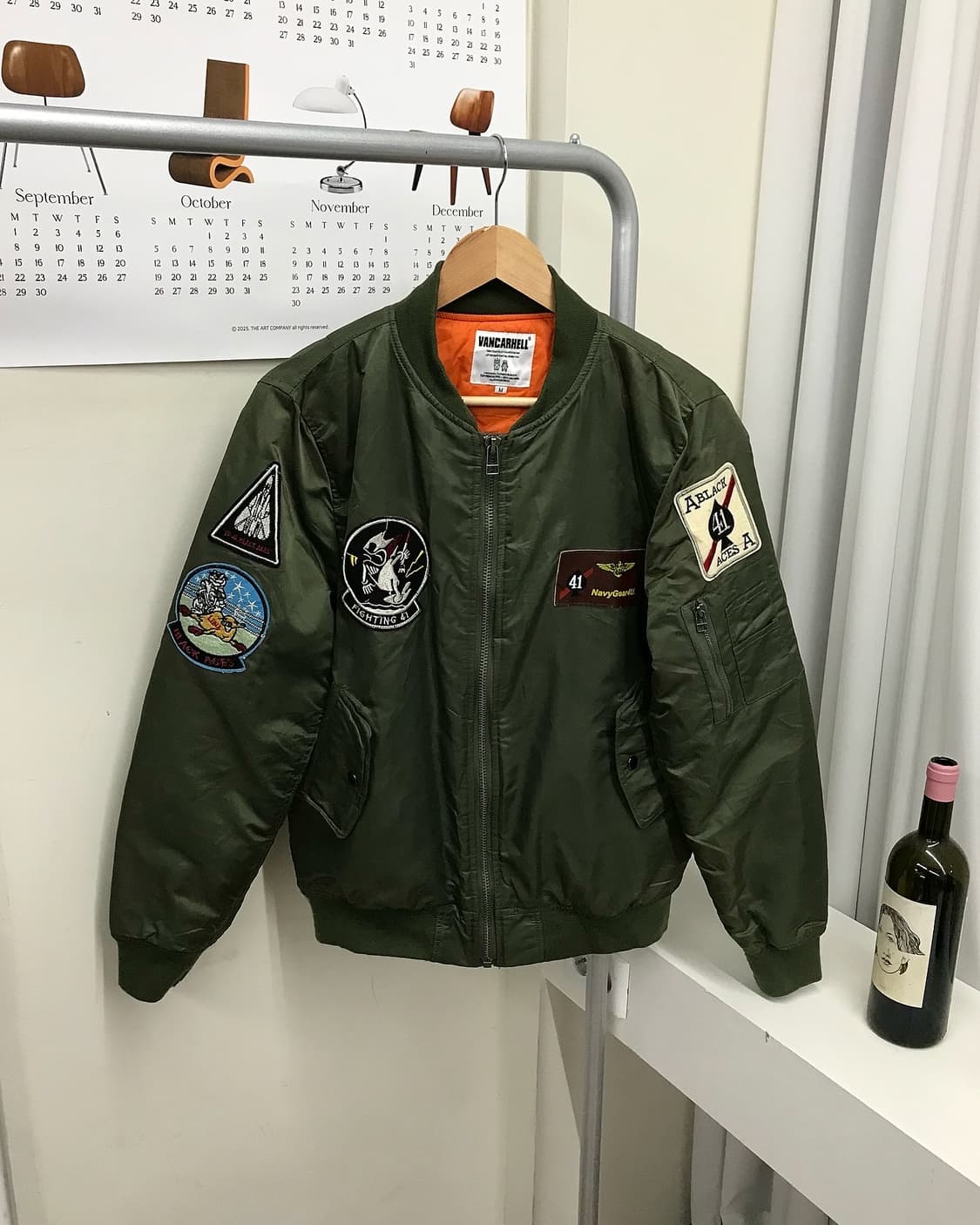 빈티지 패치 ma-1 봄버 자켓 상품이미지2