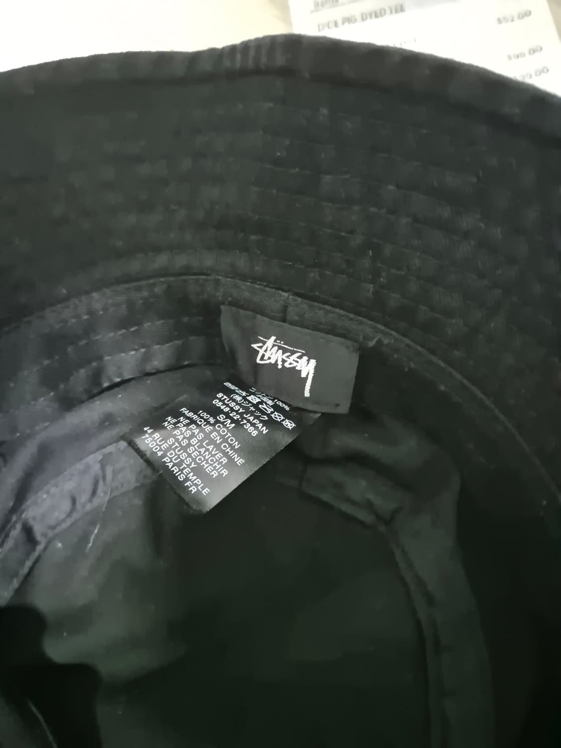 스투시 블랙 버킷햇 S/M 상품이미지3