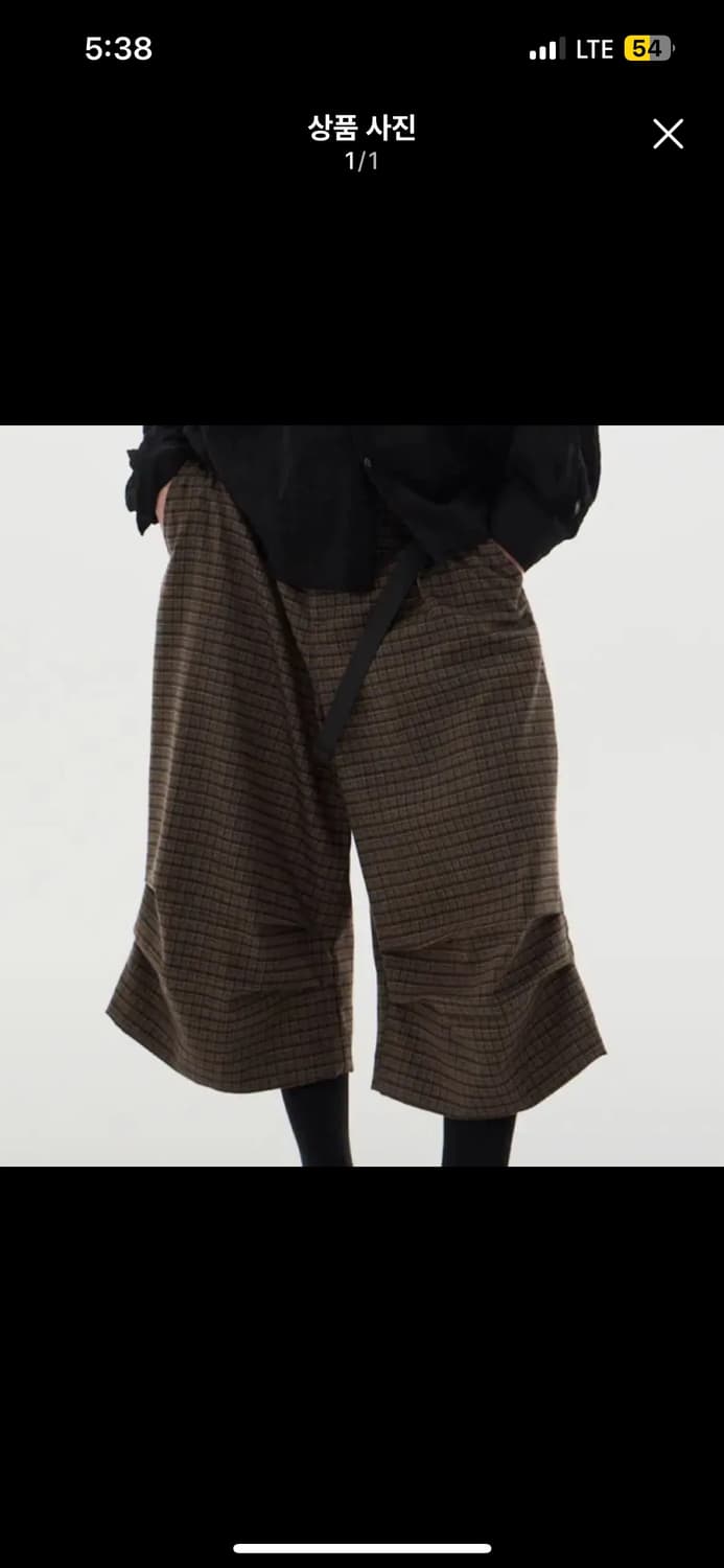 르아브 브리즈 체크드 버뮤다 팬츠 (M) 상품이미지1